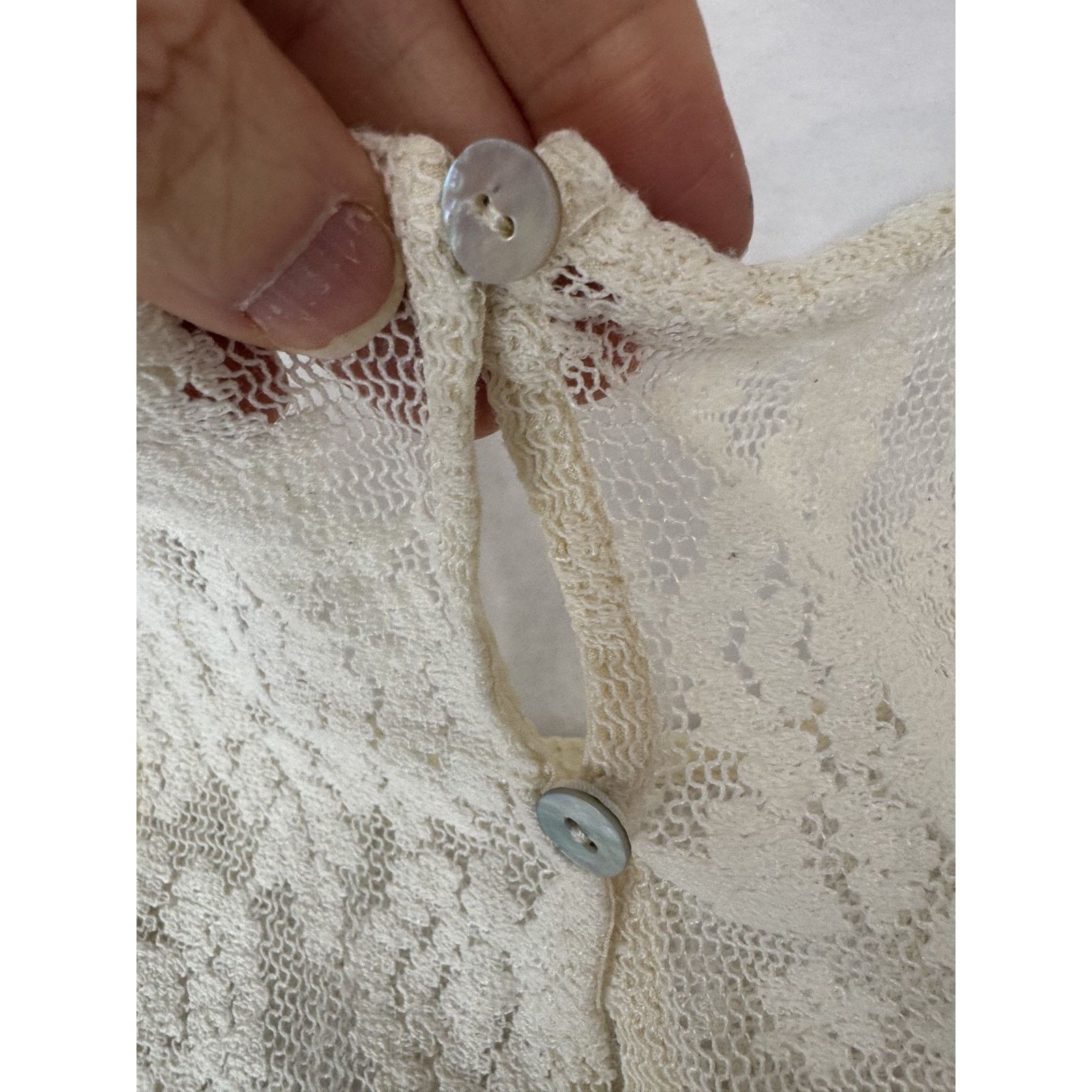 Other Boho Chloe & Katie Tank Top Neutral Ivory Blue Medium Size M / US 6-8 / IT 42-44 - 10 Thumbnail