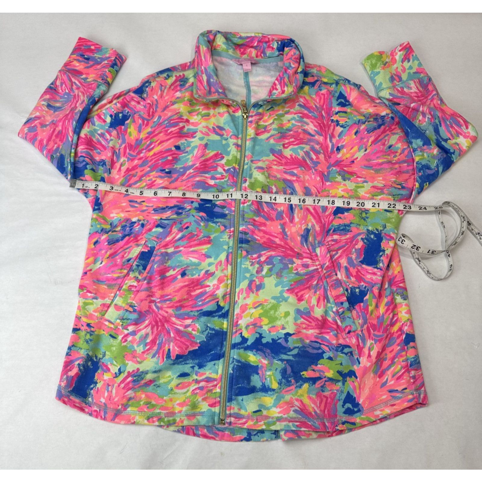 Lilly Pulitzer Lilly Pulitzer Dee Dee Swing Jacket 24199 Palm Beach Small Size S / US 4 / IT 40 - 4 Thumbnail