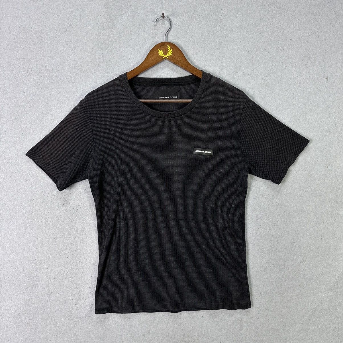 Number (N)ine Vintage Number (N)ine Denim Waffle T-Shirt Black Size US S / EU 44-46 / 1 - 1 Thumbnail