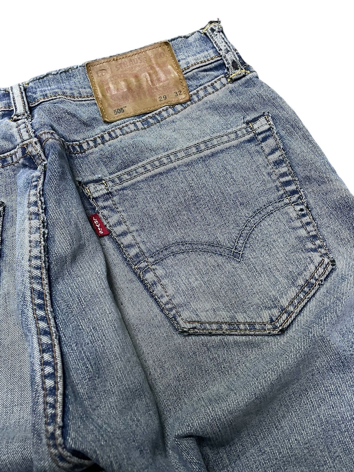 Levi's × Vintage Vintage Levis 505 Distress Denim Pants Size US 29 - 19 Thumbnail