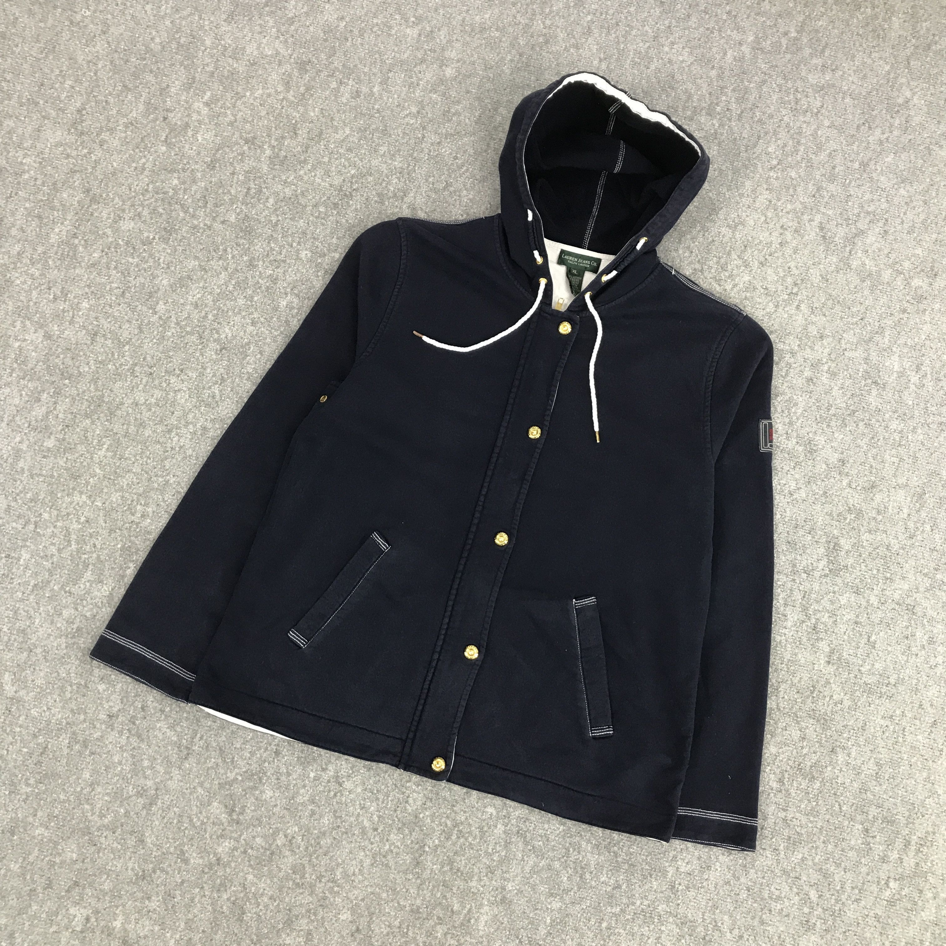 Polo Ralph Lauren × Ralph Lauren × Vintage POLO LAUREN JEANS CO ZIPPER HOODIES JACKET Size US L / EU 52-54 / 3 - 5 Thumbnail