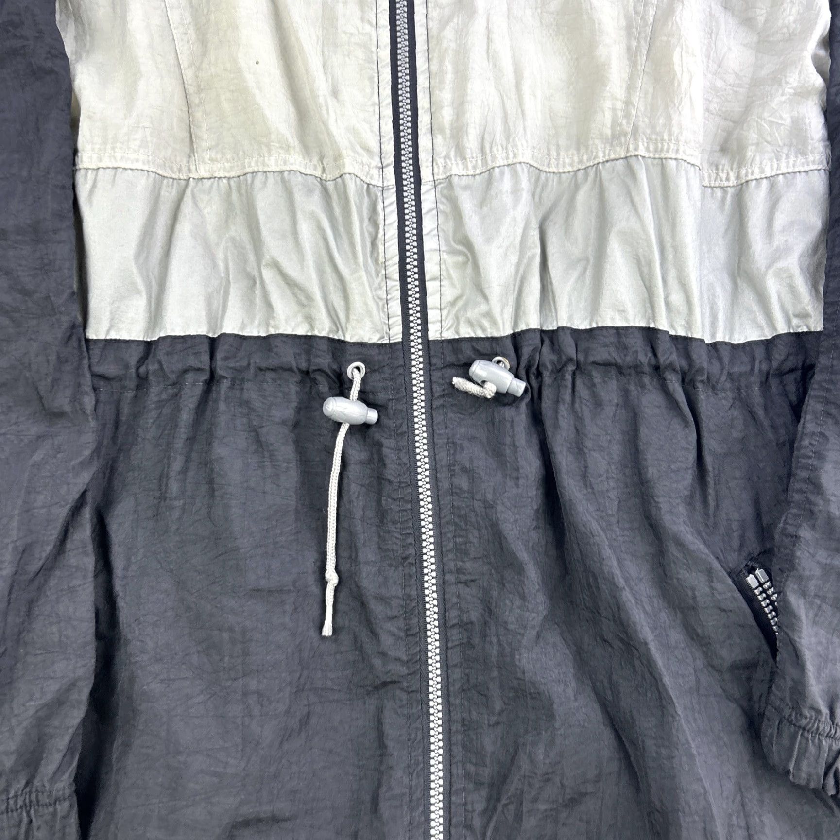 Reebok VINTAGE Reebok Jacket Womens XL Black Full Zip Windbreaker High Neck Outdoor Logo Casual Size XL / US 12-14 / IT 48-50 - 6 Thumbnail