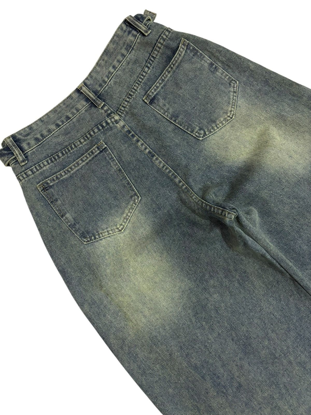 Japanese Brand × Le Grande Bleu (L.G.B.) Vintage Japanese Baggy Distressed Mud Washed Original Jeans Size US 29 - 5 Thumbnail