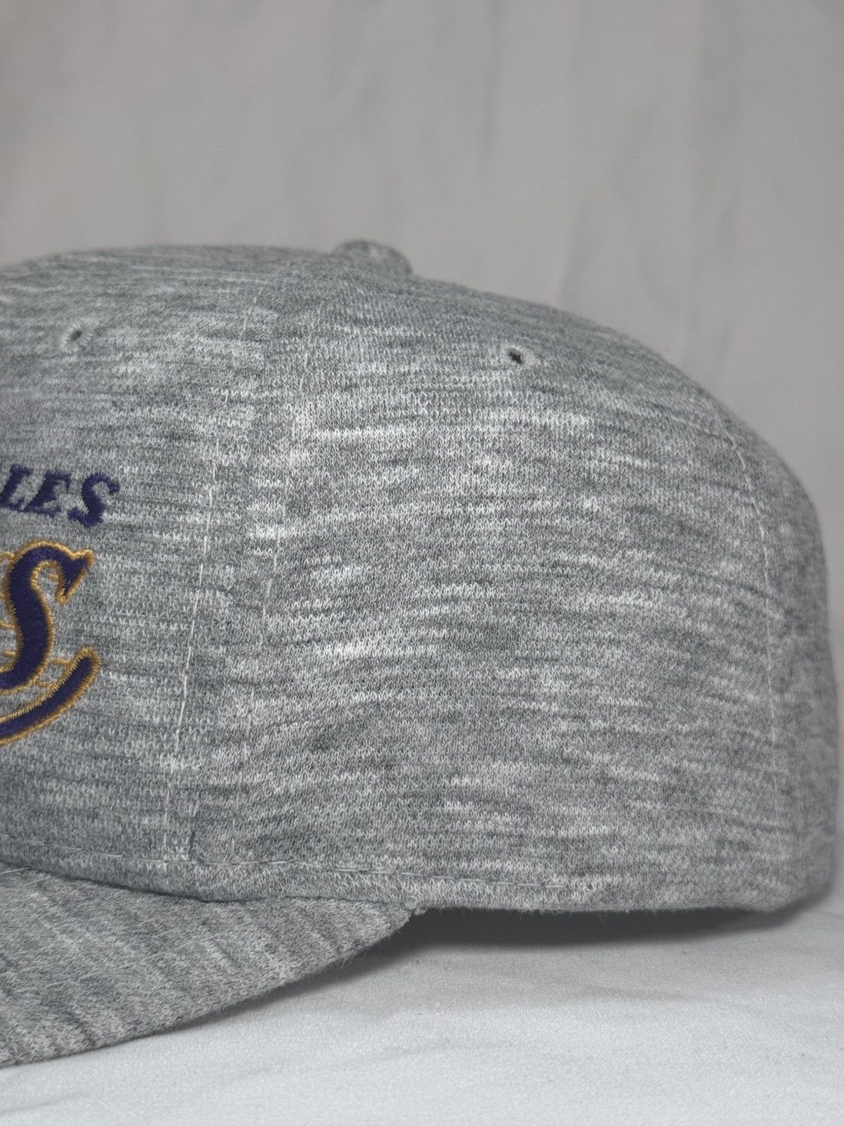 Sports Specialties Sports Specialties Los Angeles Lakers Heather Snapback Hat Size ONE SIZE - 4 Thumbnail