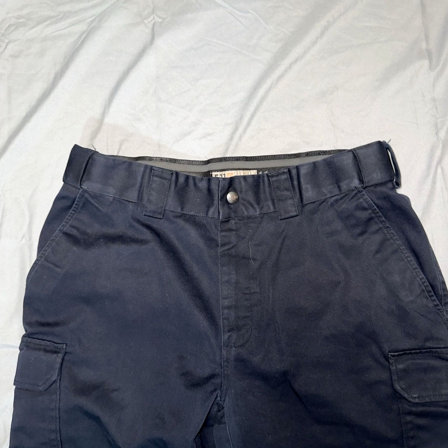 Vintage 5.11 Tactical Pants - Navy Unhemmed Size 36 Mens Regular Straight Cargo 5-Pocket Canvas Size US 36 / EU 52 - 3 Thumbnail