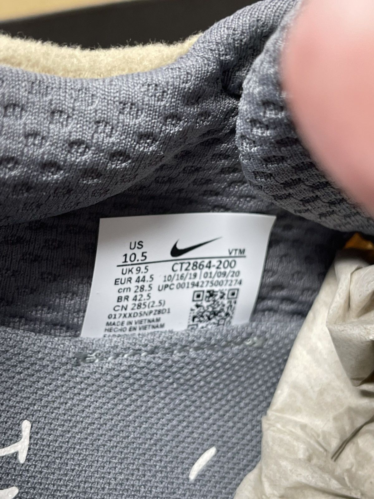 Nike × Travis Scott Nike Air Max 270 React ENG Travis Scott Cactus Trails 10.5 Size US 10.5 / EU 43-44 - 7 Thumbnail
