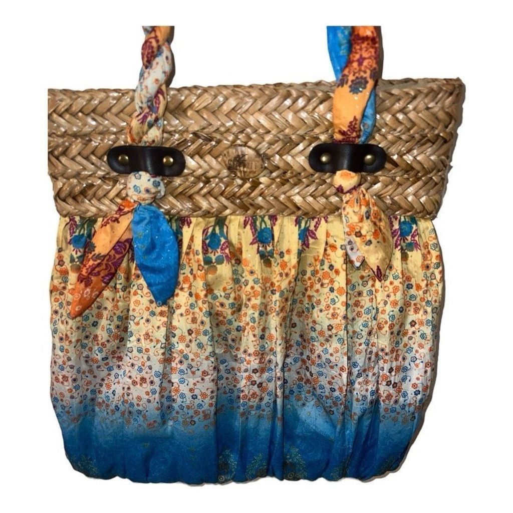 Other Cappelli Straworld Straw Purse Boho Handbag Tote Size ONE SIZE - 7 Thumbnail