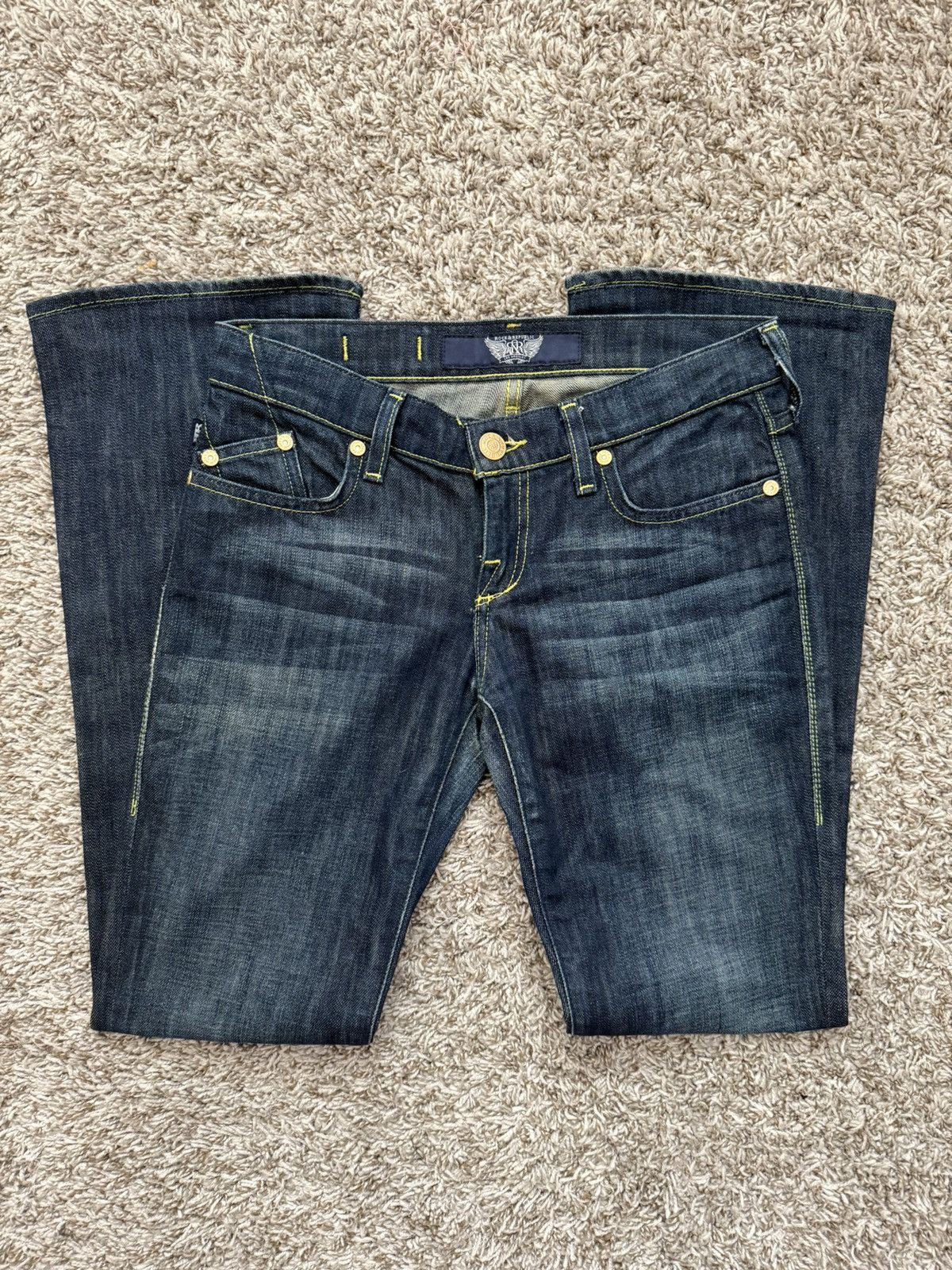 Rocawear × Rock Revival Y2k low rise jeans Size 26" / US 2 / IT 38 - 3 Thumbnail