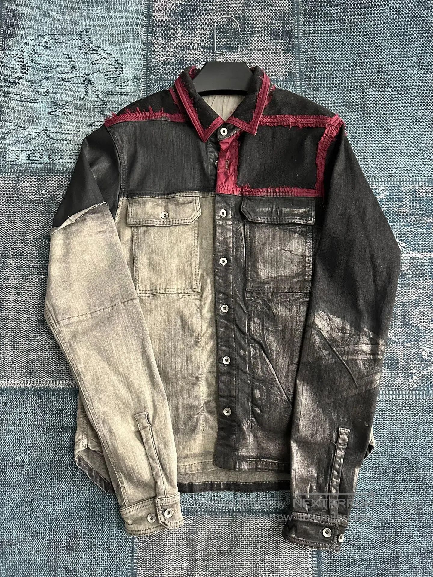 Rick Owens Drkshdw Rick Owens Waxed Panel Jacket. Size US M / EU 48-50 / 2 - 1 Thumbnail