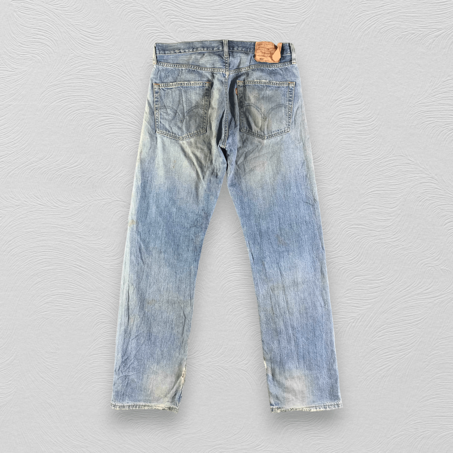 Levi's Vintage Levis 501 Jeans Ripped Denim KJ3110 Size US 32 / EU 48 - 2 Thumbnail