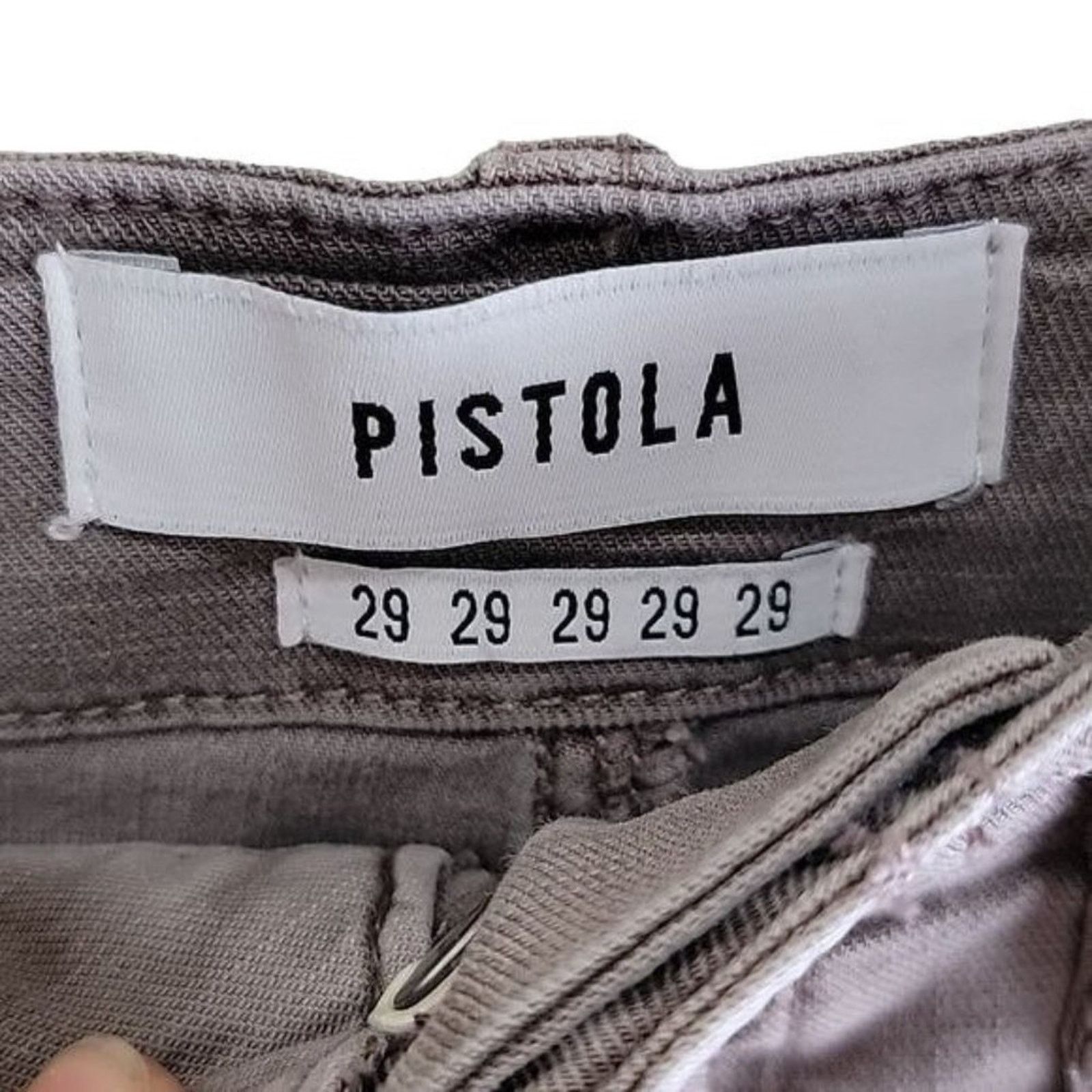 Pistola PISTOLA Women's Mid Rise Brown Cargo Pants Cotton Blend Size 30" / US 8 / IT 44 - 5 Thumbnail