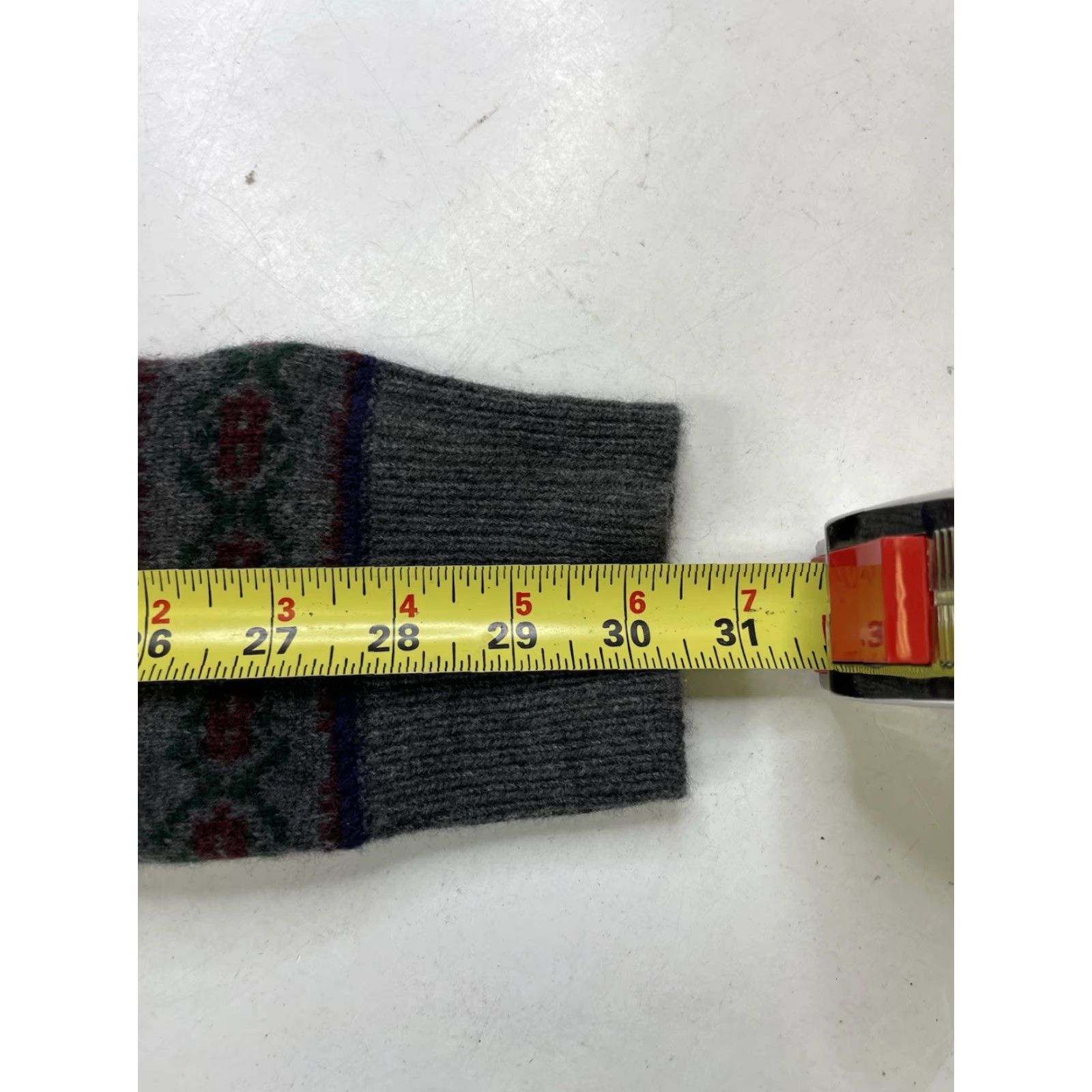 Polo Ralph Lauren Polo Ralph Lauren Fair Isle 1/4 Zip Sweater Gray Wool Cashmere Men's XL Pullover Mock Neck Long Sleeve Casual Knit Logo 1/4 Zip Size US XL / EU 56 / 4 - 4 Thumbnail
