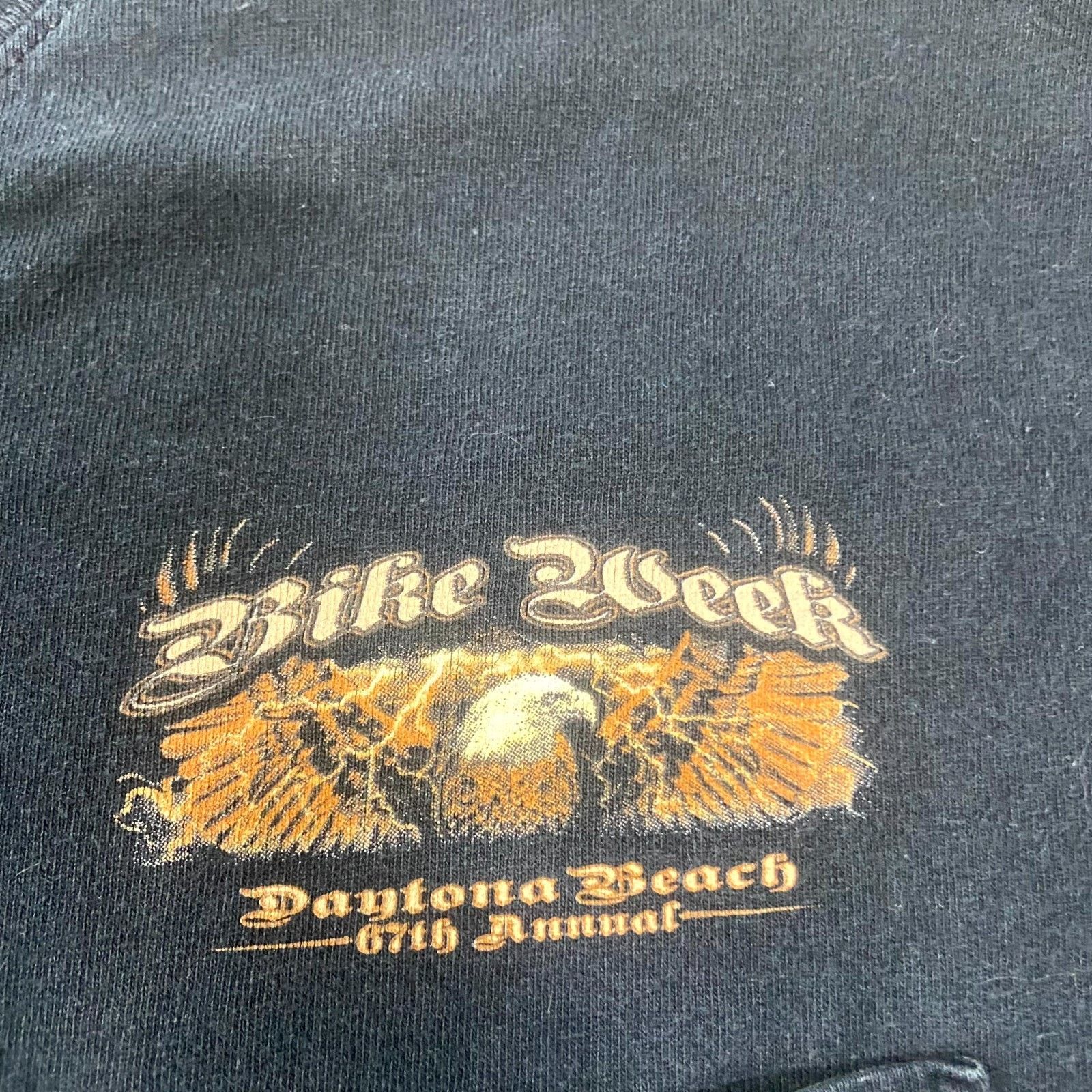Gildan Vintage Y2K Grunge sz L Bike Week Daytona Beach Motorcycle Size US L / EU 52-54 / 3 - 4 Thumbnail