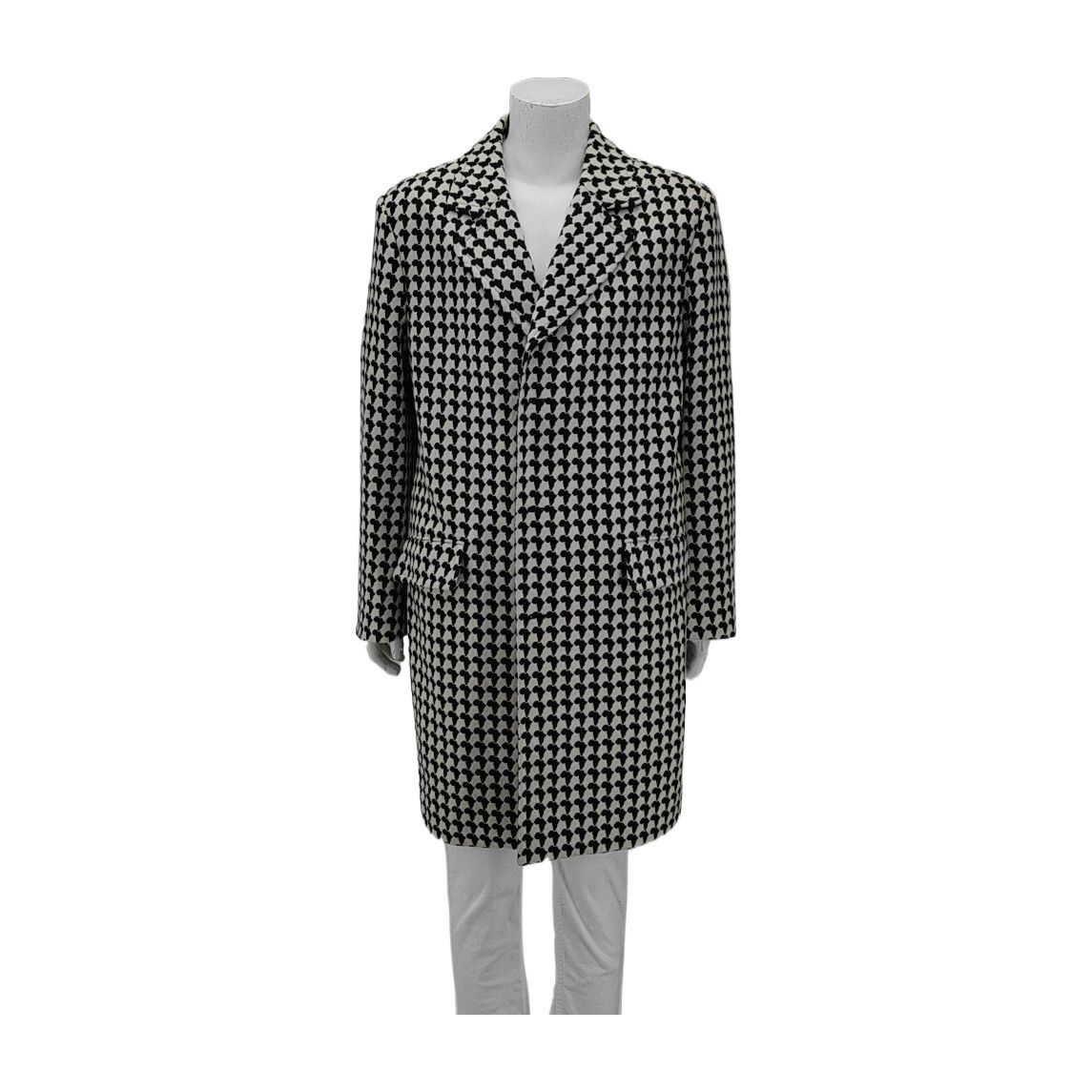 Louis Vuitton Louis Vuitton Houndstooth Wool Coat Size 50 Size US M / EU 48-50 / 2 - 1 Thumbnail