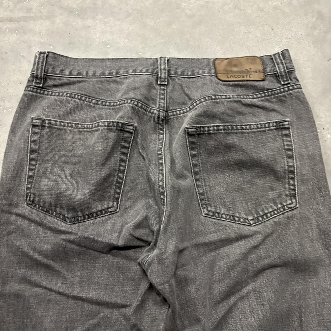 Japanese Brand × Vintage Crazy Vintage Y2K/2000s Faded Grey Streetwear Grunge Denim Jeans! Size US 32 / EU 48 - 7 Thumbnail