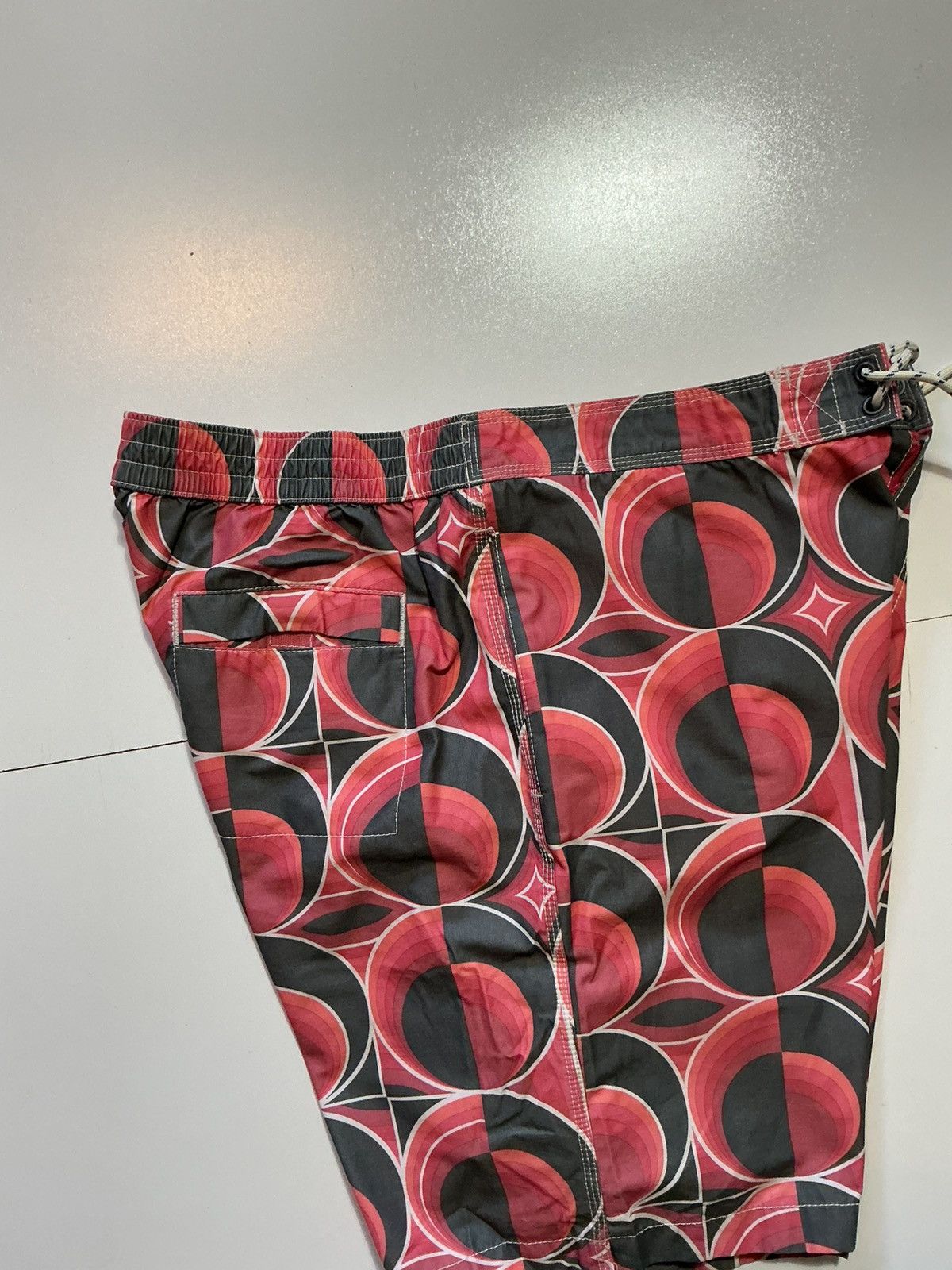 Tommy Bahama Tommy Bahama Relax Coral Pink Circle AOP Swim Trunk Shorts Size US 36 / EU 52 - 11 Thumbnail
