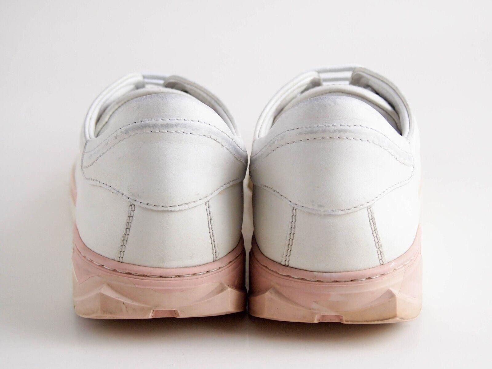 Salvatore Ferragamo Ferragamo Gancio Sneakers White Leather EU 37.5 US 7.5 C Size US 7.5 / IT 37.5 - 5 Thumbnail
