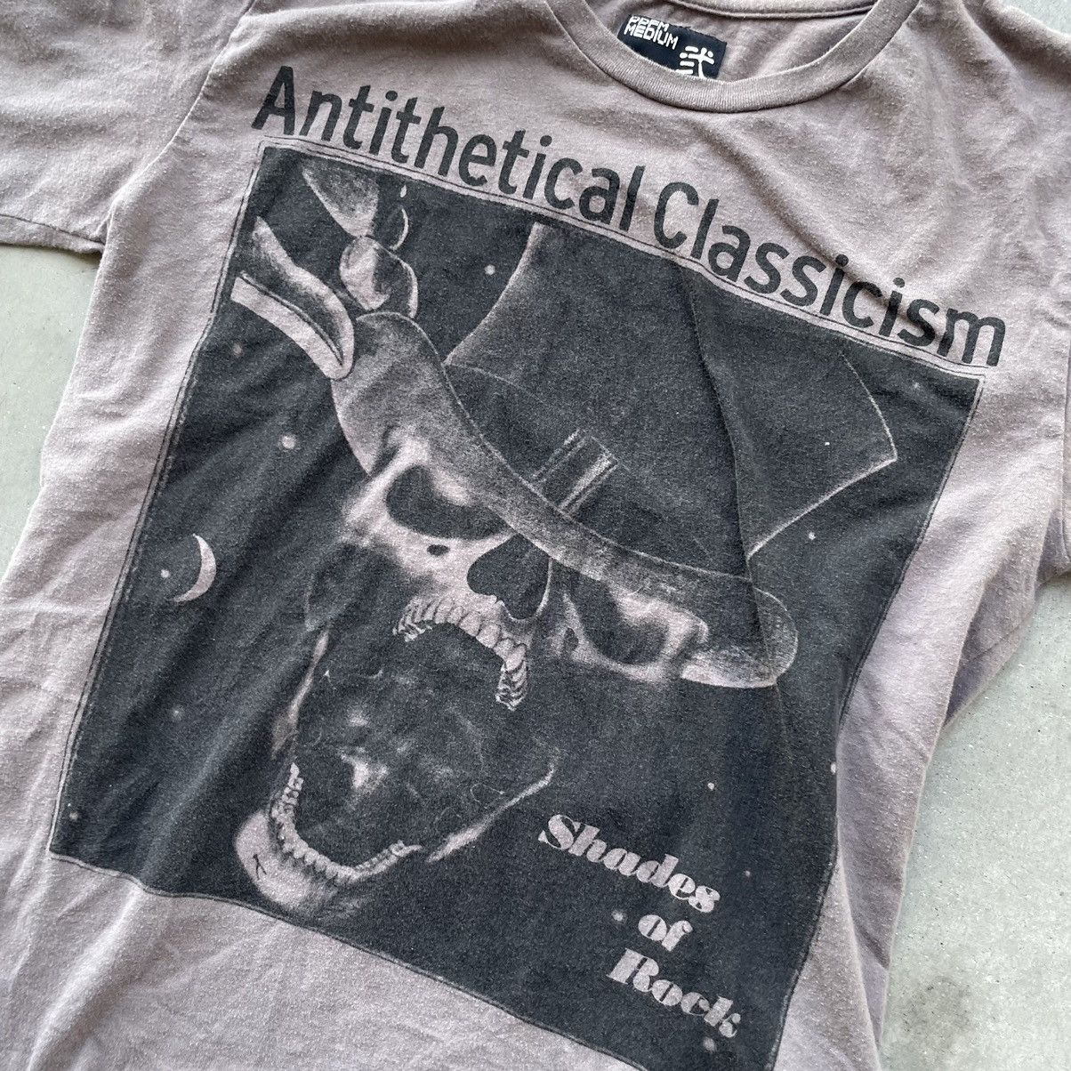 RARE Antithetical Classicism Burgundy Half Sleeve Tee