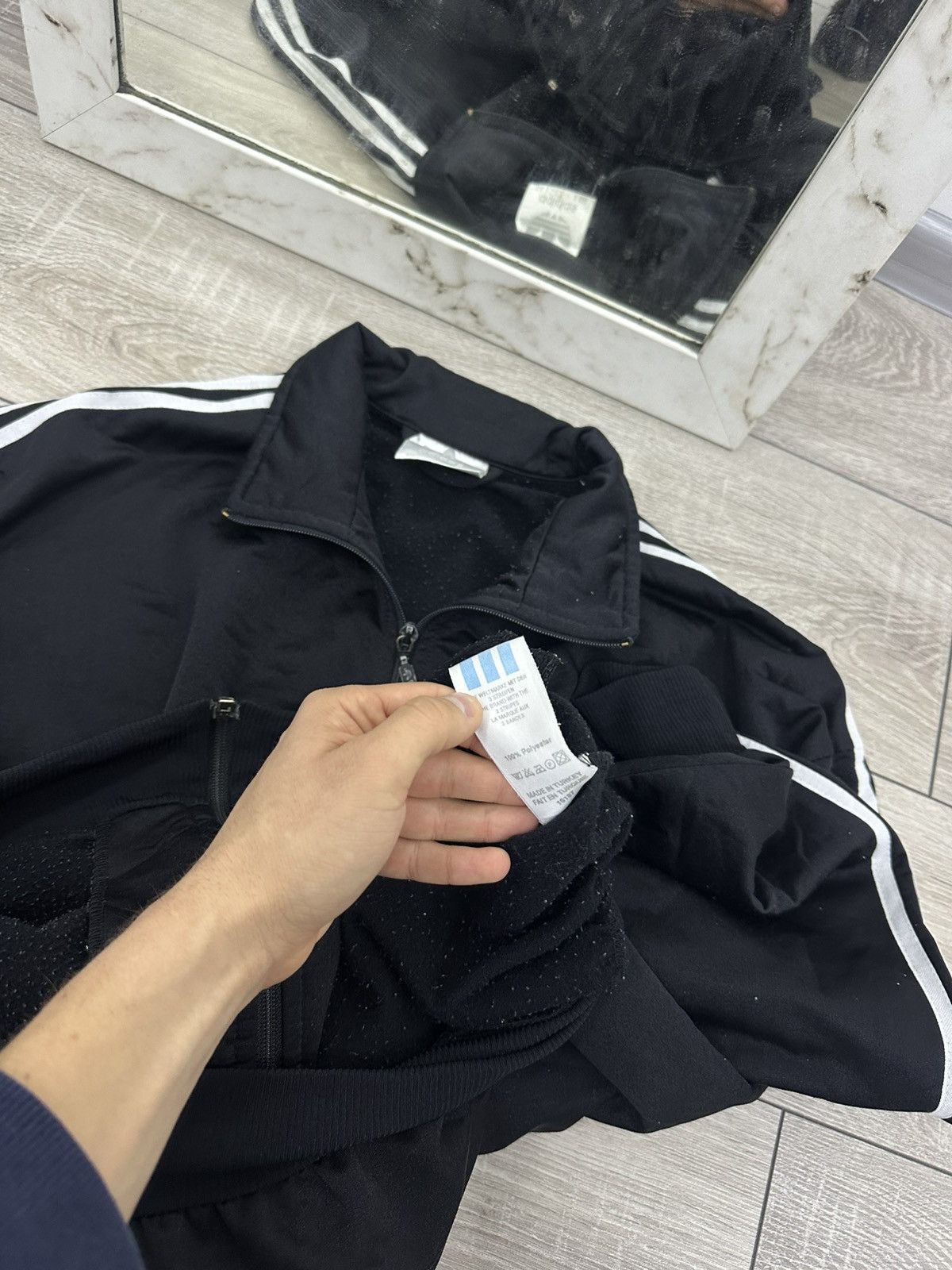 Adidas Adidas Boxy Fit Balenciaga Style Stripped Y2K Track Jacket Size US XL / EU 56 / 4 - 6 Thumbnail
