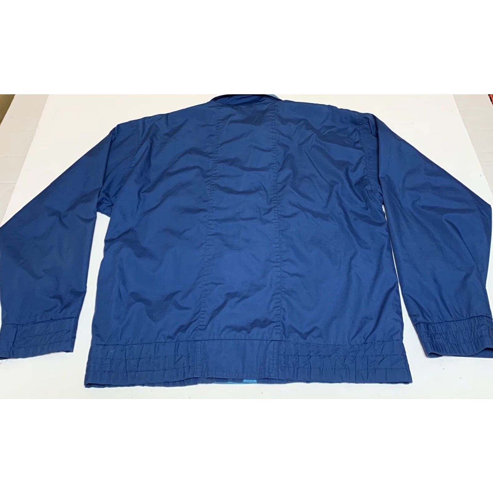Ford VINTAGE Ford Mustang Mens Medium Blue Full Zip Jacket Embroidered Mustang Logo Size US M / EU 48-50 / 2 - 2 Thumbnail