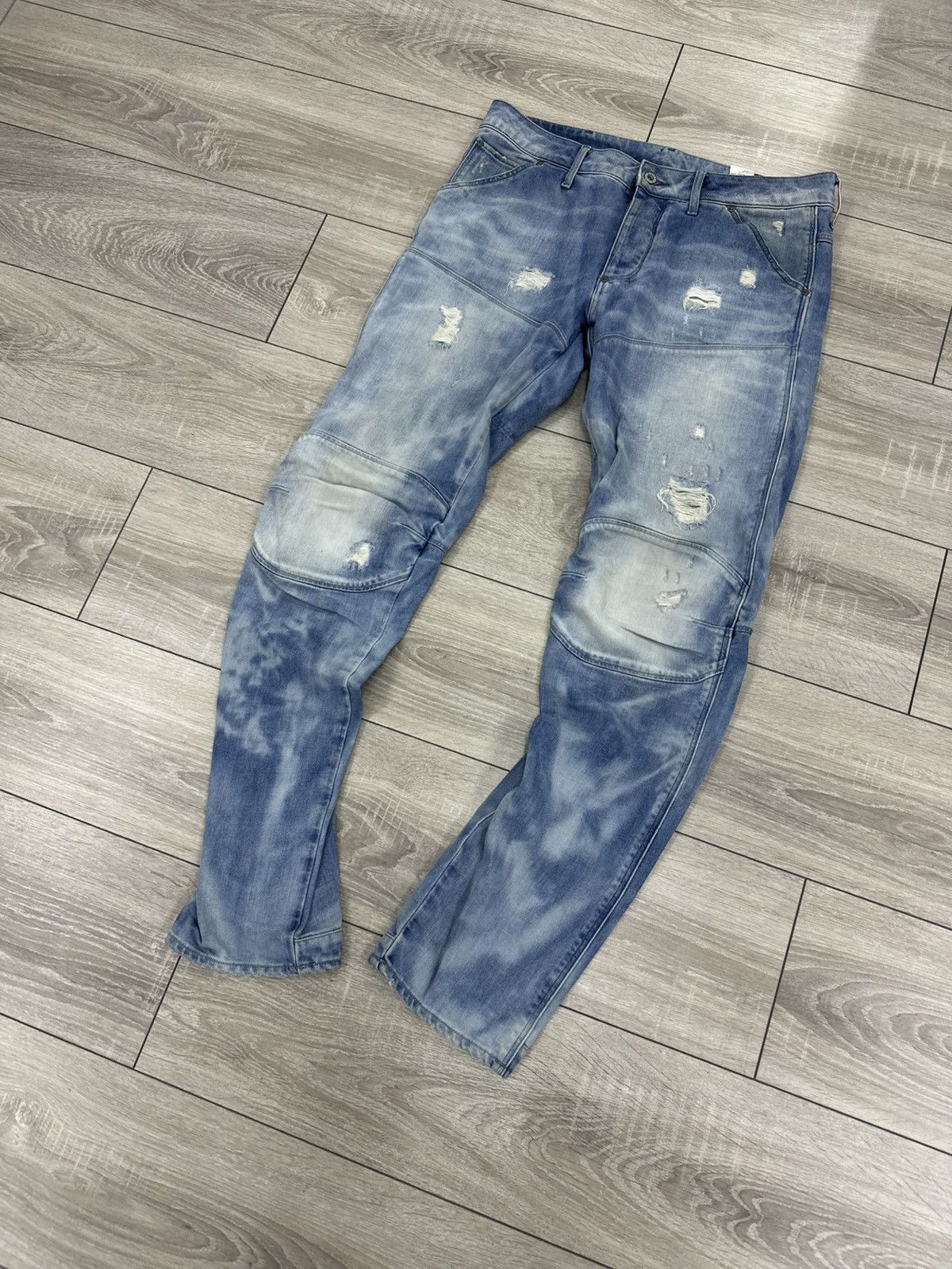 G-Star G-Star Raw Vintage Distressed Y2K Opium Avantgarde Jeans Size US 34 / EU 50 - 3 Thumbnail