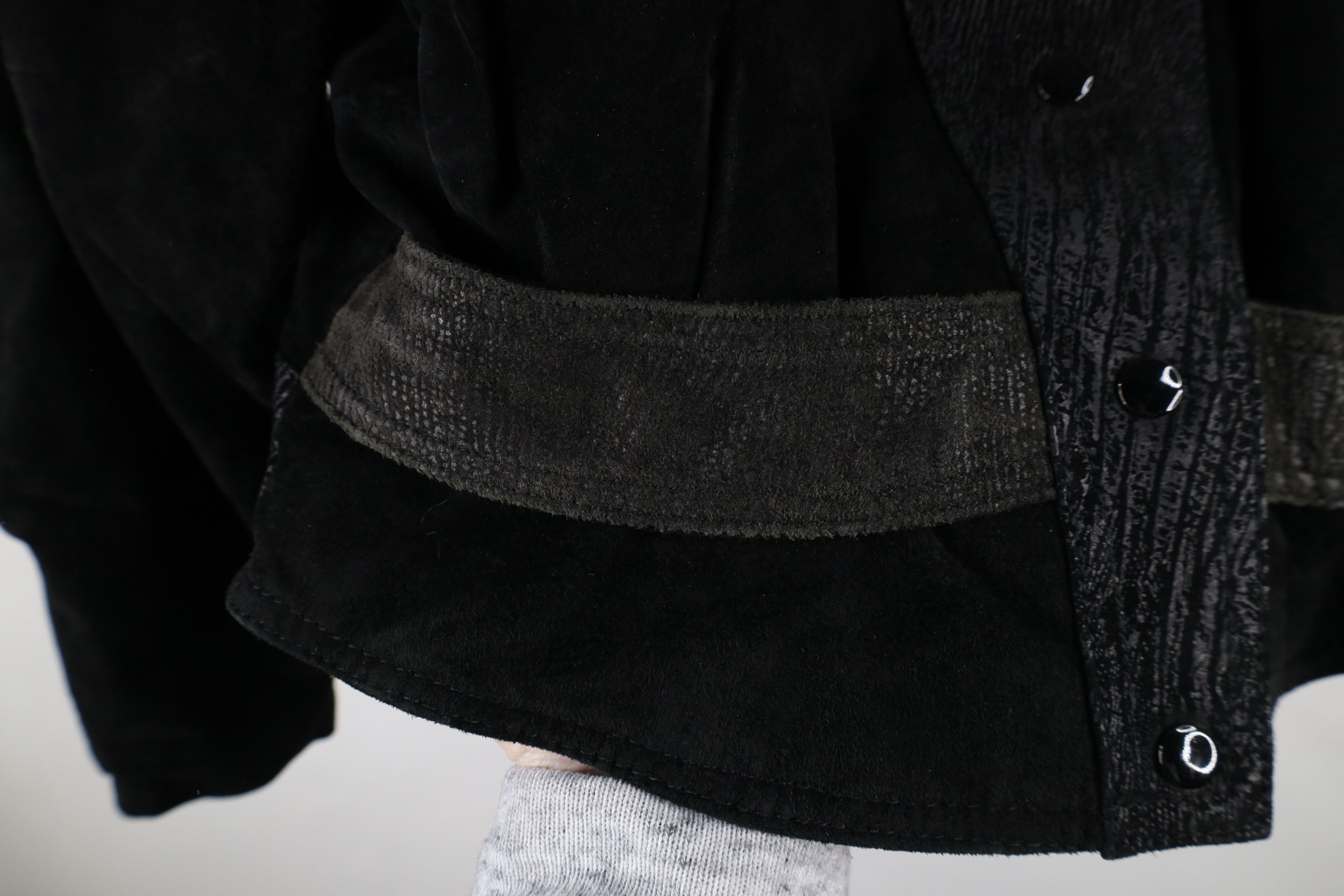 Vintage Vintage 80s 90s Streetwear Cropped Suede Leather Jacket Size M / US 6-8 / IT 42-44 - 7 Thumbnail