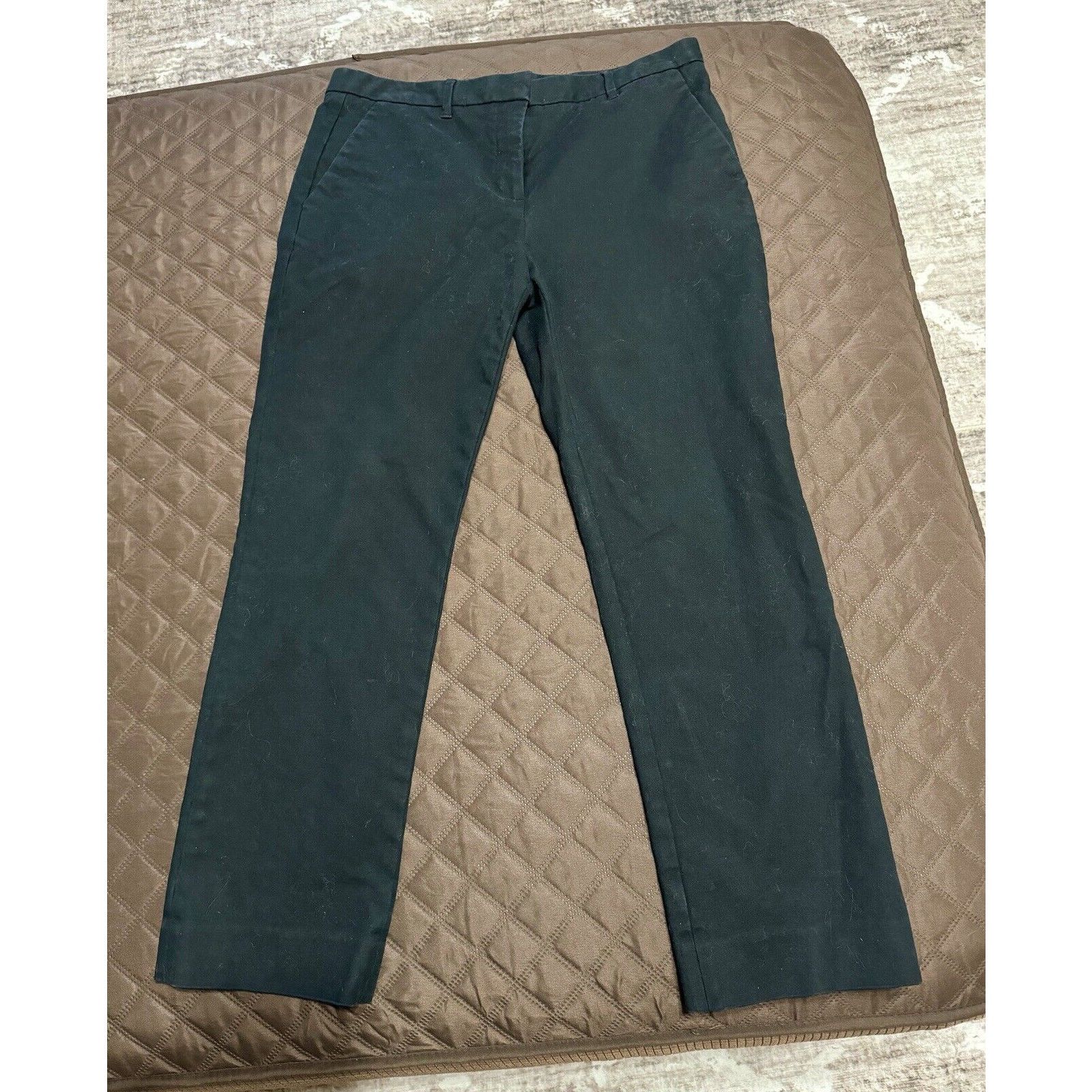 Gap GAP Women's Black Tailored Crop Pants Slacks Stretch - 6R Size 28" / US 6 / IT 42 - 7 Thumbnail