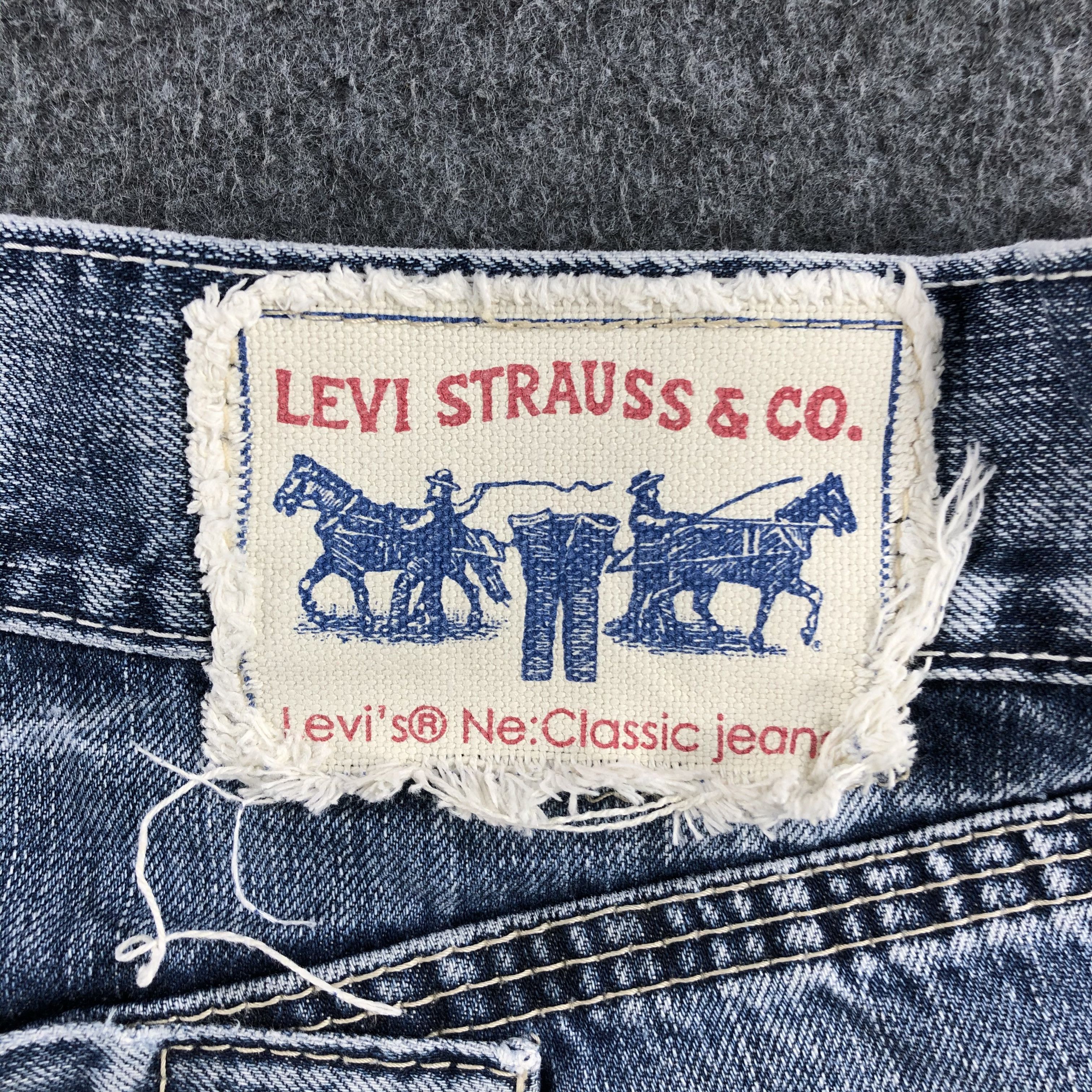 Levi's Vintage 90s Blue Wash Levis Jeans-J1802 Size US 34 / EU 50 - 5 Thumbnail