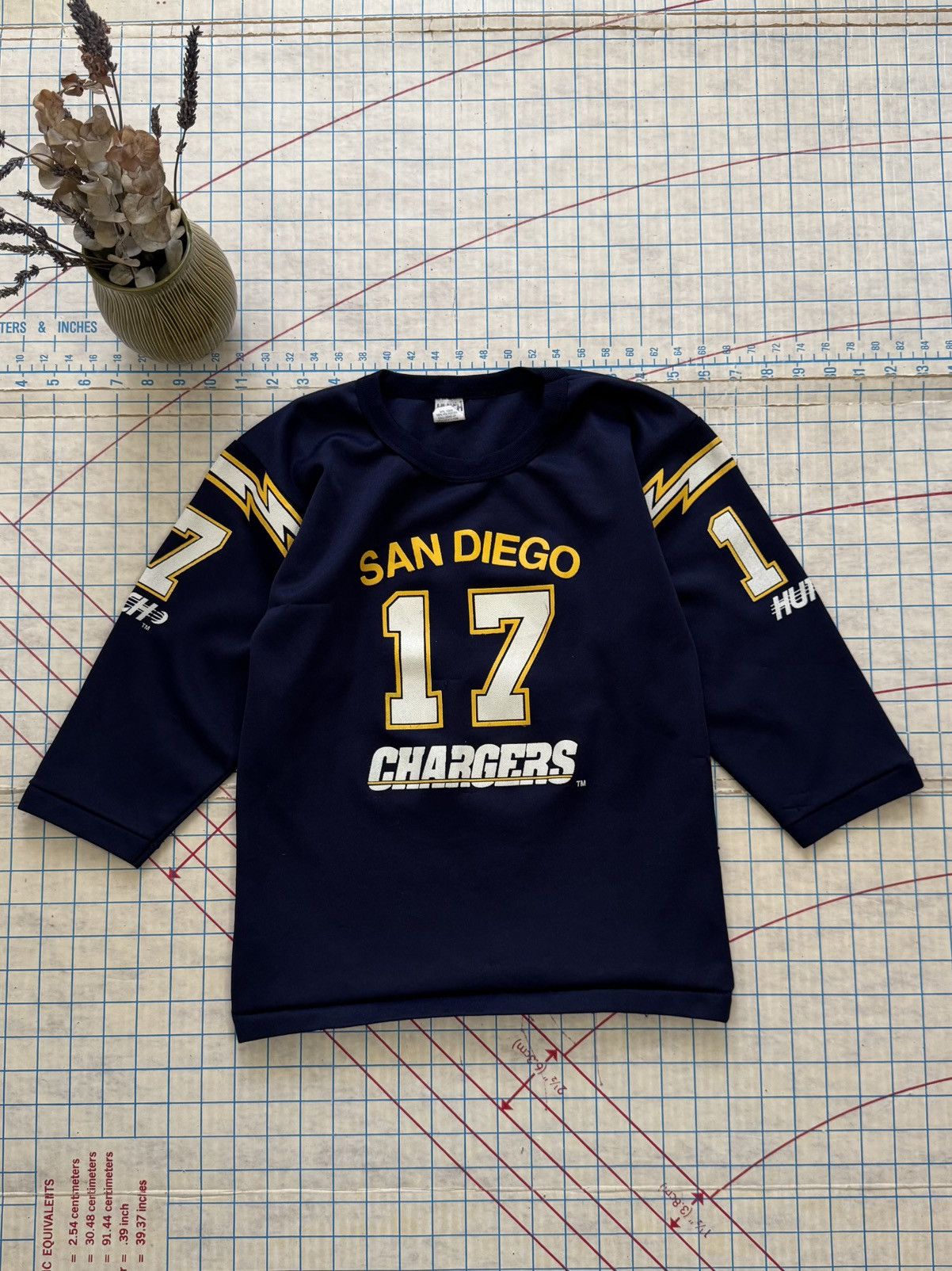 Vintage Vintage San Diego Chargers Hutch Kids Jersey Medium 80’s Size US XXS / EU 40 - 1 Thumbnail