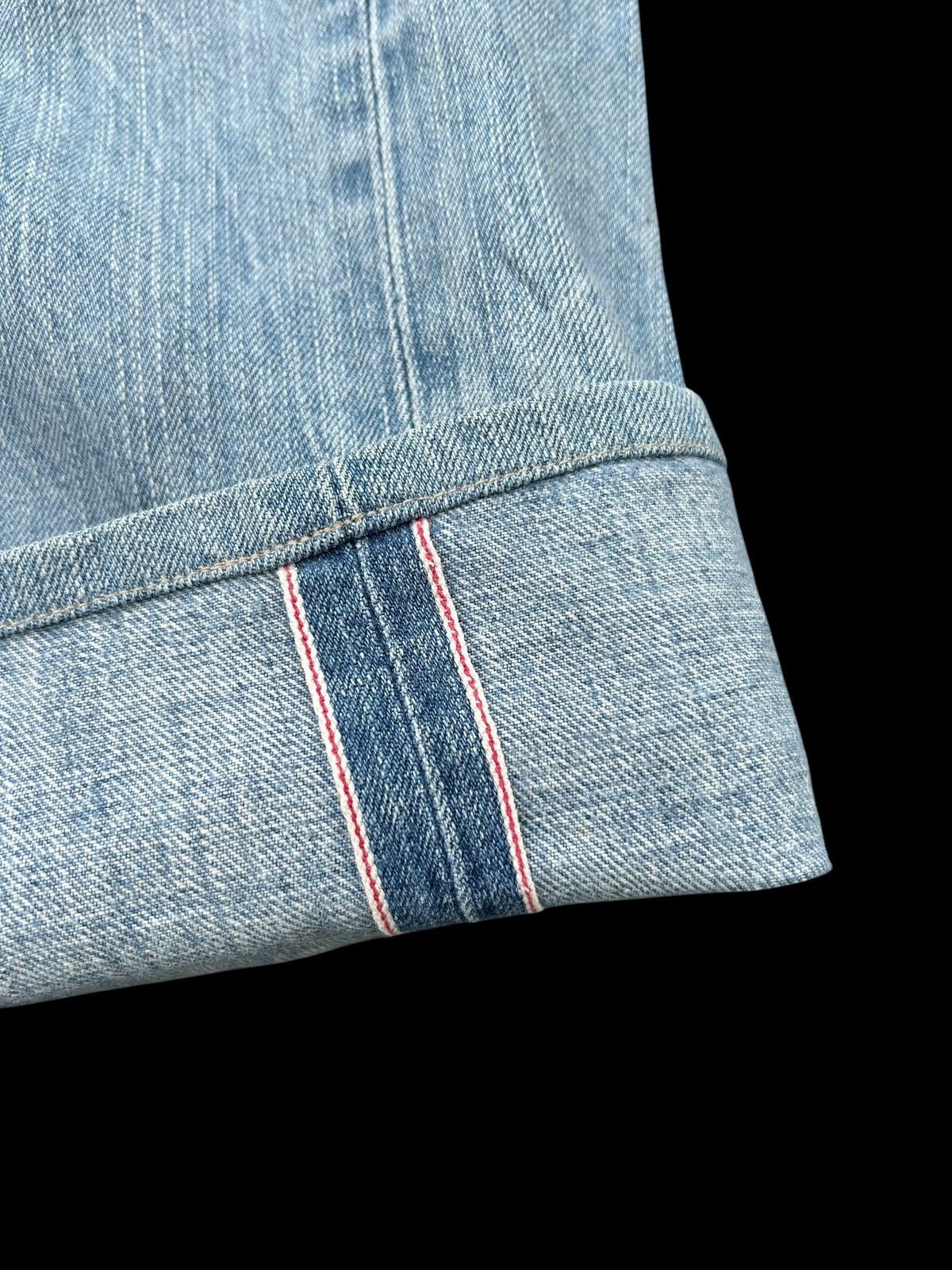 Edwin × If Six Was Nine × Kapital Flare💥Edwin Selvedge Distressed Japanese Punk grunge denim Size US 31 - 2 Thumbnail