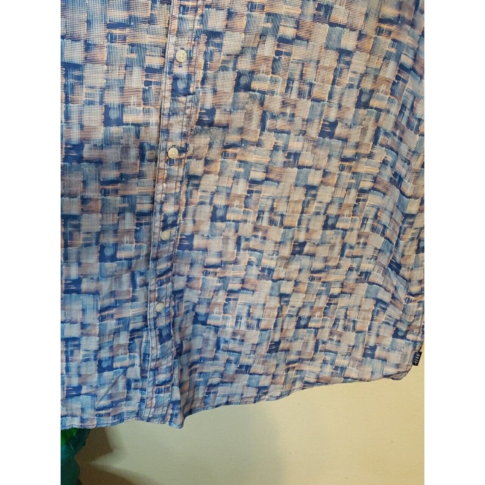 Other new rowm Shirt Mens 4XT Blue Plaid Short Sleeve Button Down Size US XXL / EU 58 / 5 - 8 Thumbnail