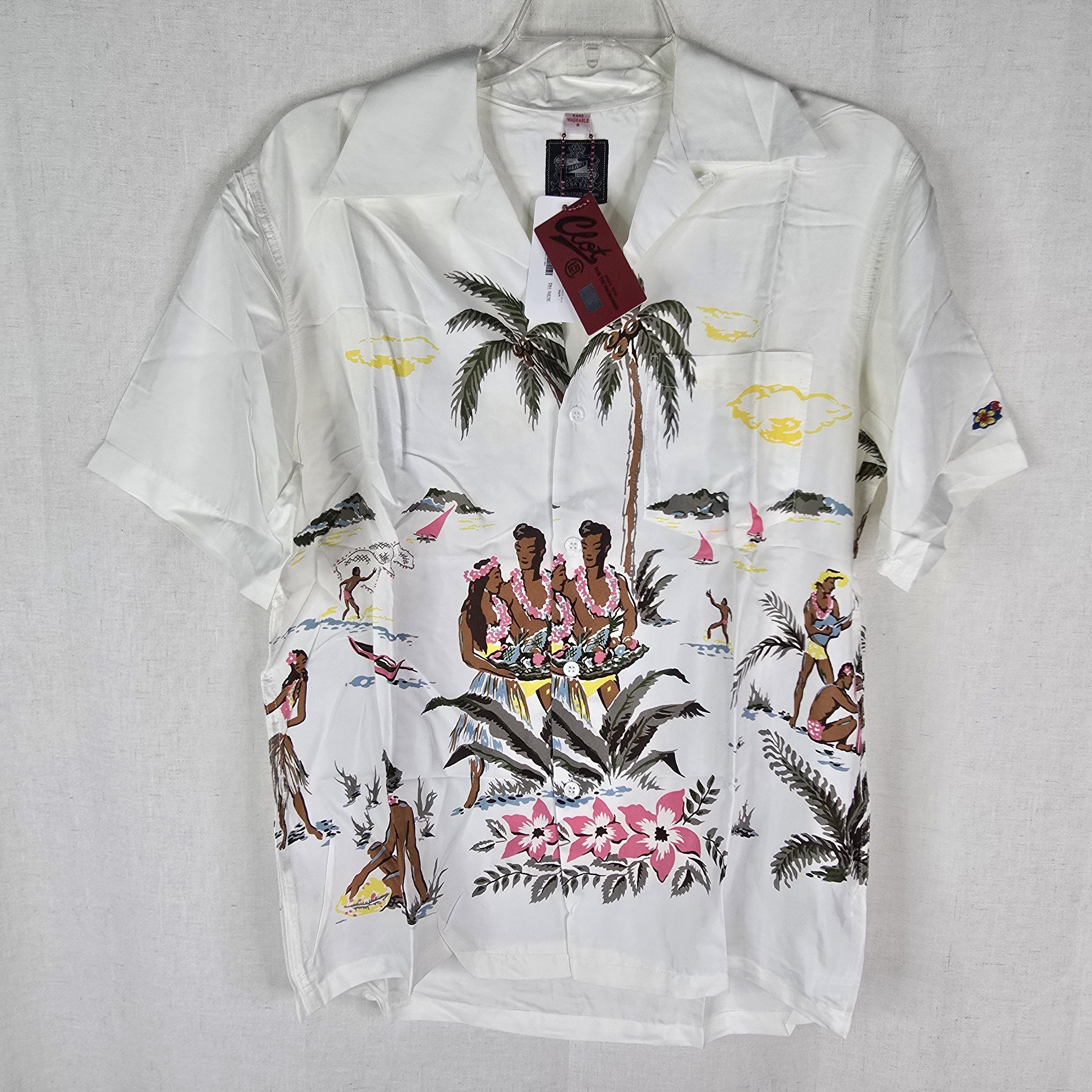 CLOT Kona Bay Hawaii Clot Mens Medium Aloha Button Shirt Hawaiian Size US M / EU 48-50 / 2 - 1 Thumbnail