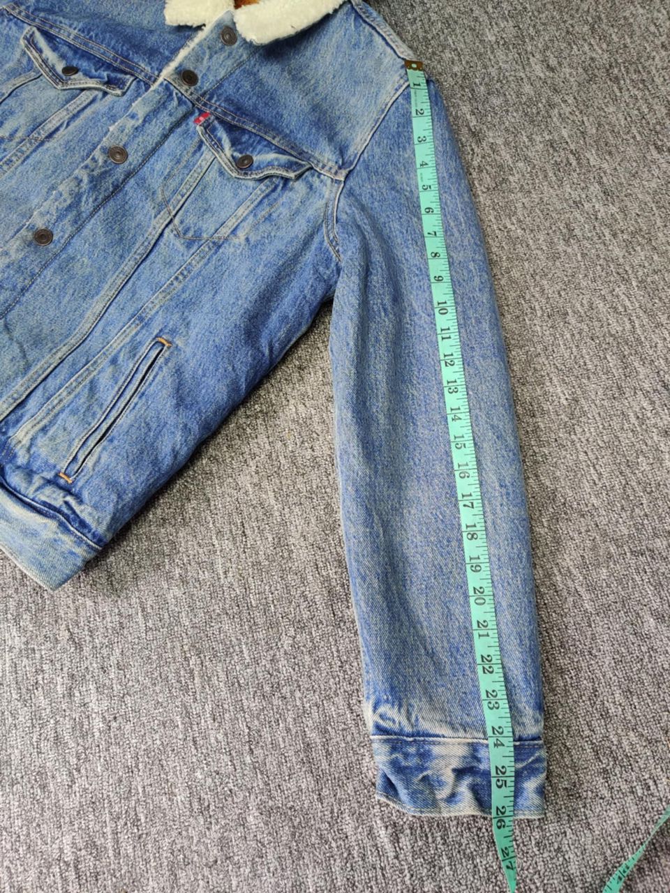 Levi's Vintage Levis Sherpa Denim Trucker Jacket Size US M / EU 48-50 / 2 - 20 Thumbnail
