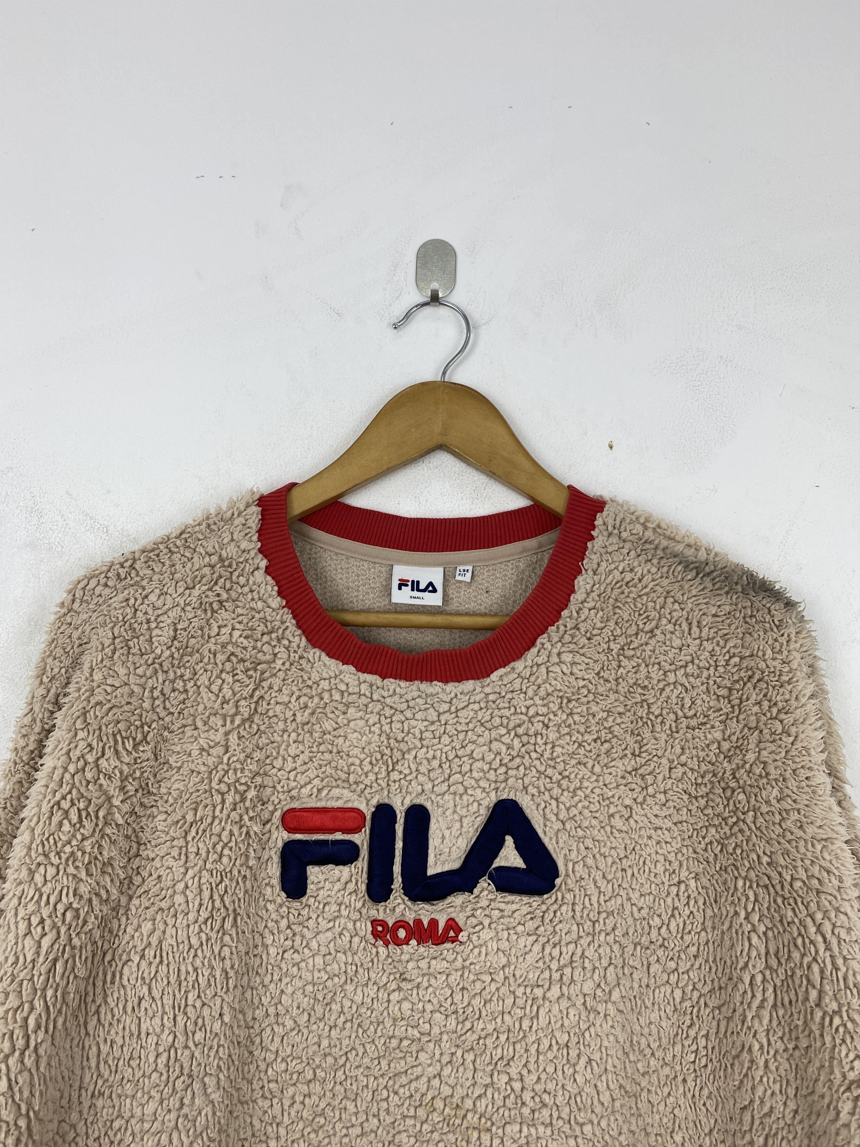 Fila Vintage Fila Brown Sweatshirt Rare y2k Fleece JA0145 Size US S / EU 44-46 / 1 - 3 Thumbnail