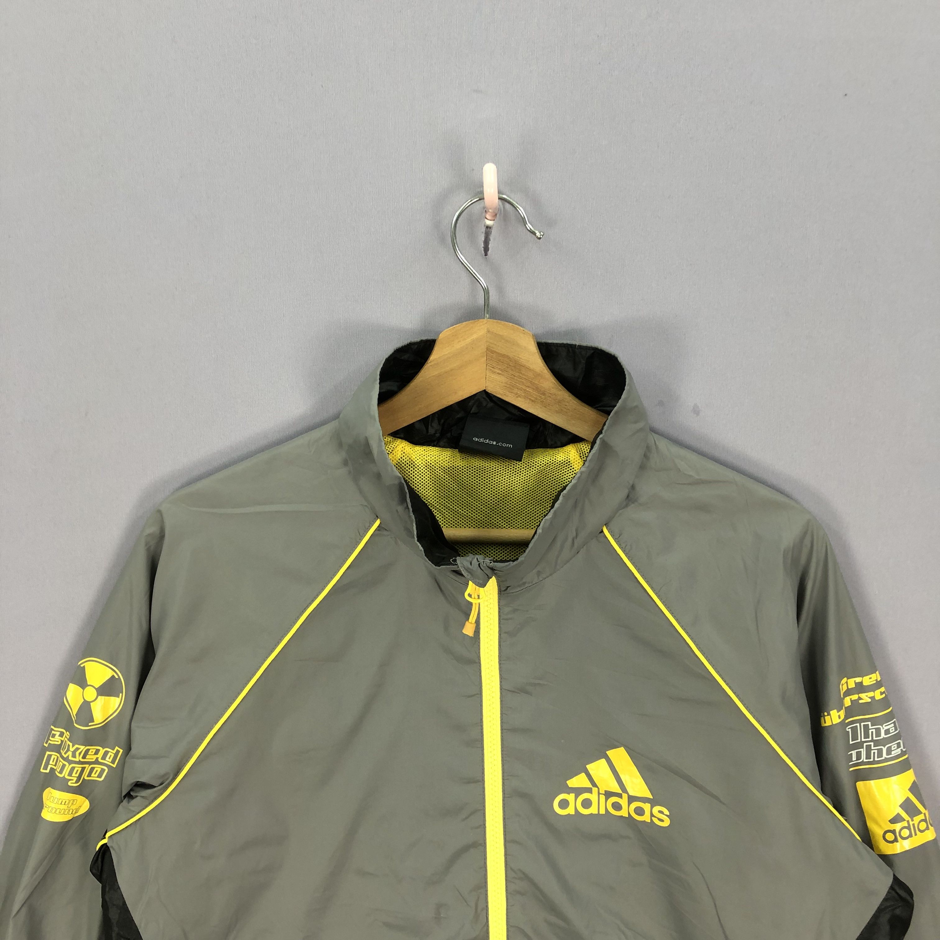 Adidas × Vintage Vintage Adidas Grenzen Uberschreiten Windbreaker Jacket Size US L / EU 52-54 / 3 - 2 Thumbnail