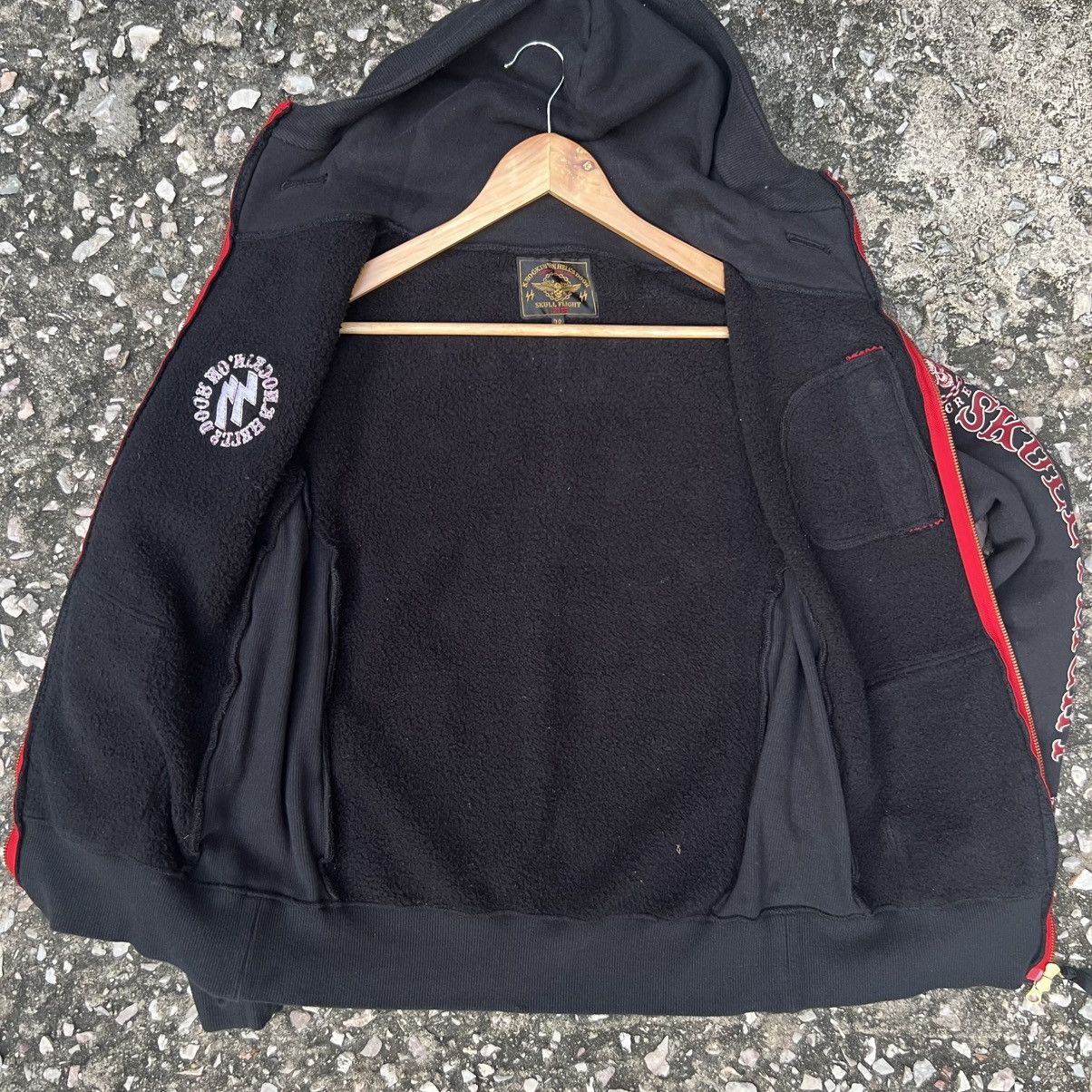 Japanese Brand “SKULL”KNOCKING ON HELL DOOR ZIP UP RIDE HOODIE Size US S / EU 44-46 / 1 - 11 Thumbnail