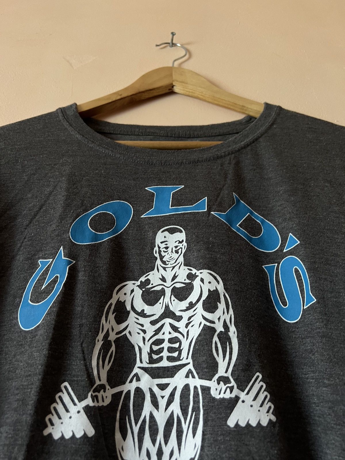 Band Tees × Other × Vintage GOLD’S GYM MUSCLE FIT GRAPHIC LOGO TEE T SHIRT MUSCLE ARNOLD Size US XL / EU 56 / 4 - 3 Thumbnail