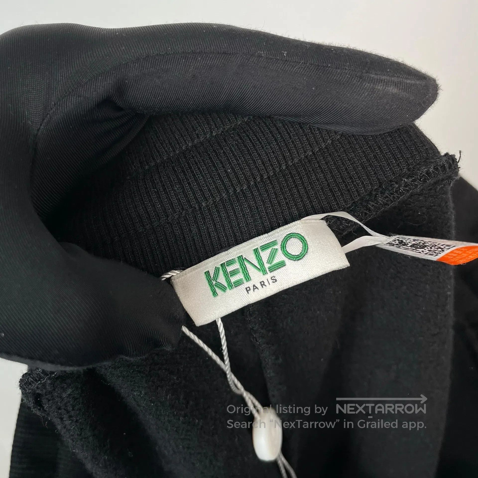 Kenzo KENZO size S Black sweatpants with large logo on the side| Size US 27 - 4 Thumbnail