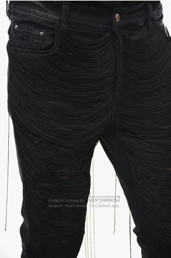 Amiri Amiri Fringed Denim Pants Size US 38 / EU 54 - 3 Thumbnail