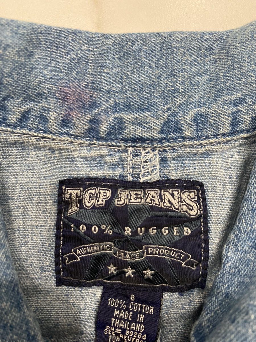 TCB Jeans × Vintage VINTAGE Denim Mini Dress Size M / US 6-8 / IT 42-44 - 2 Thumbnail