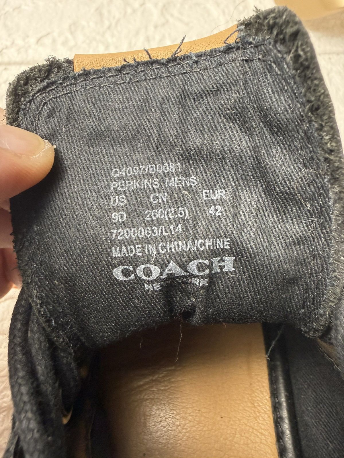 Coach COACH NEW YORK US9 UK8 EUR42 Sneakers Casual Black Size US 9 / EU 42 - 11 Thumbnail