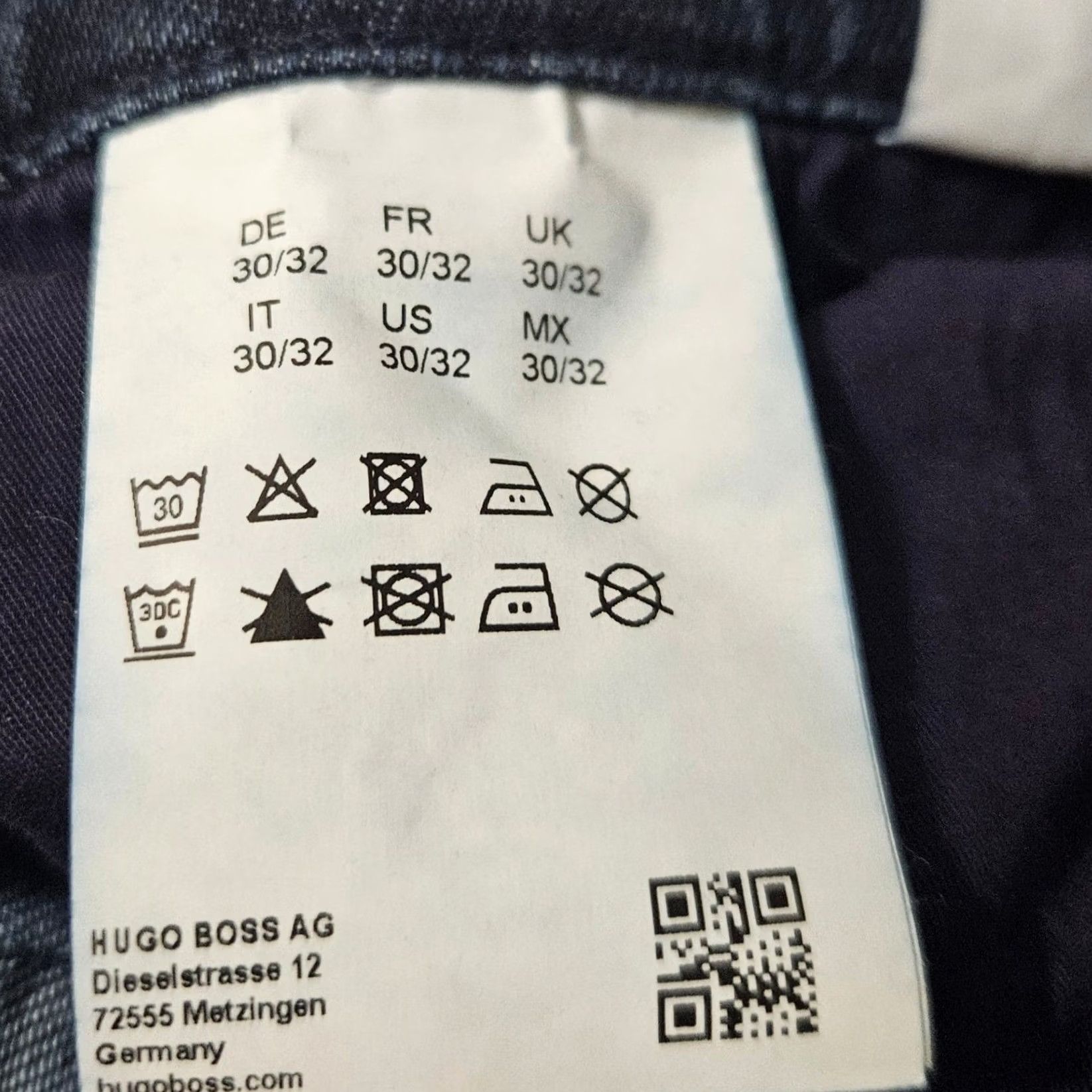 Hugo Boss Hugo Boss Mens Blue Jeans 30 x 32 Slim Tapered Medium Wash Stretch Maine Size US 30 / EU 46 - 6 Thumbnail