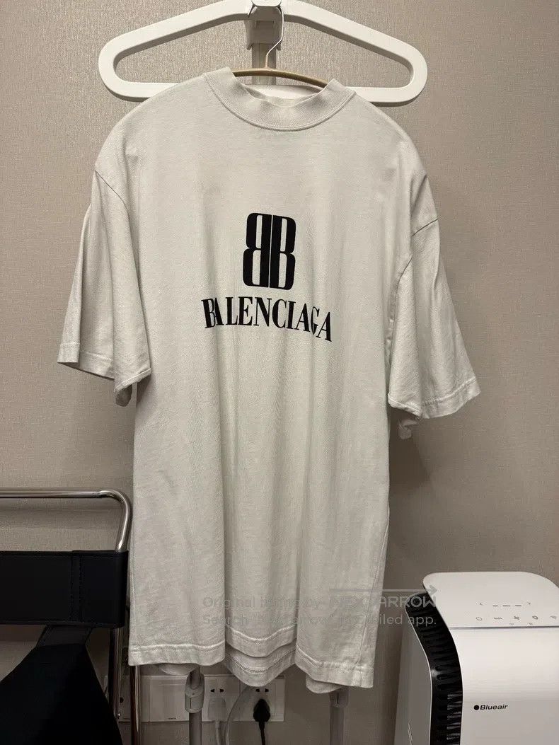 Balenciaga Balenciaga Printed Logo Short Sleeve T-Shirt Size US XXS / EU 40 - 1 Thumbnail