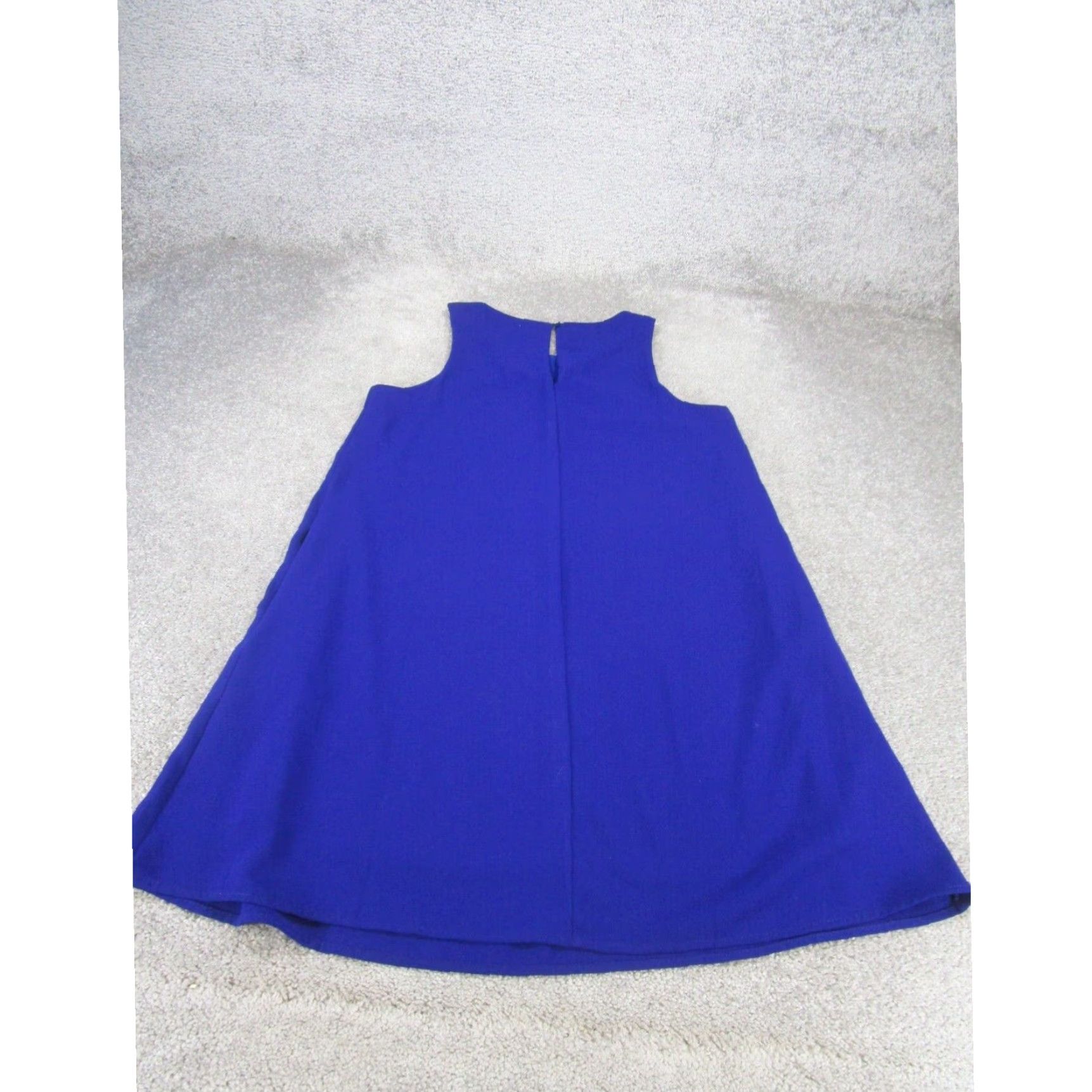 Vintage Everly Womens Medium Blue Boat Neck Shift Dress Size M / US 6-8 / IT 42-44 - 3 Thumbnail