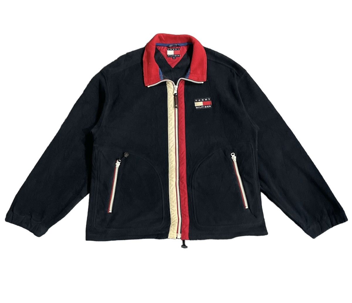 Tommy Hilfiger Vintage Tommy Hilfiger Fleece Jacket Size US XL / EU 56 / 4 - 1 Thumbnail