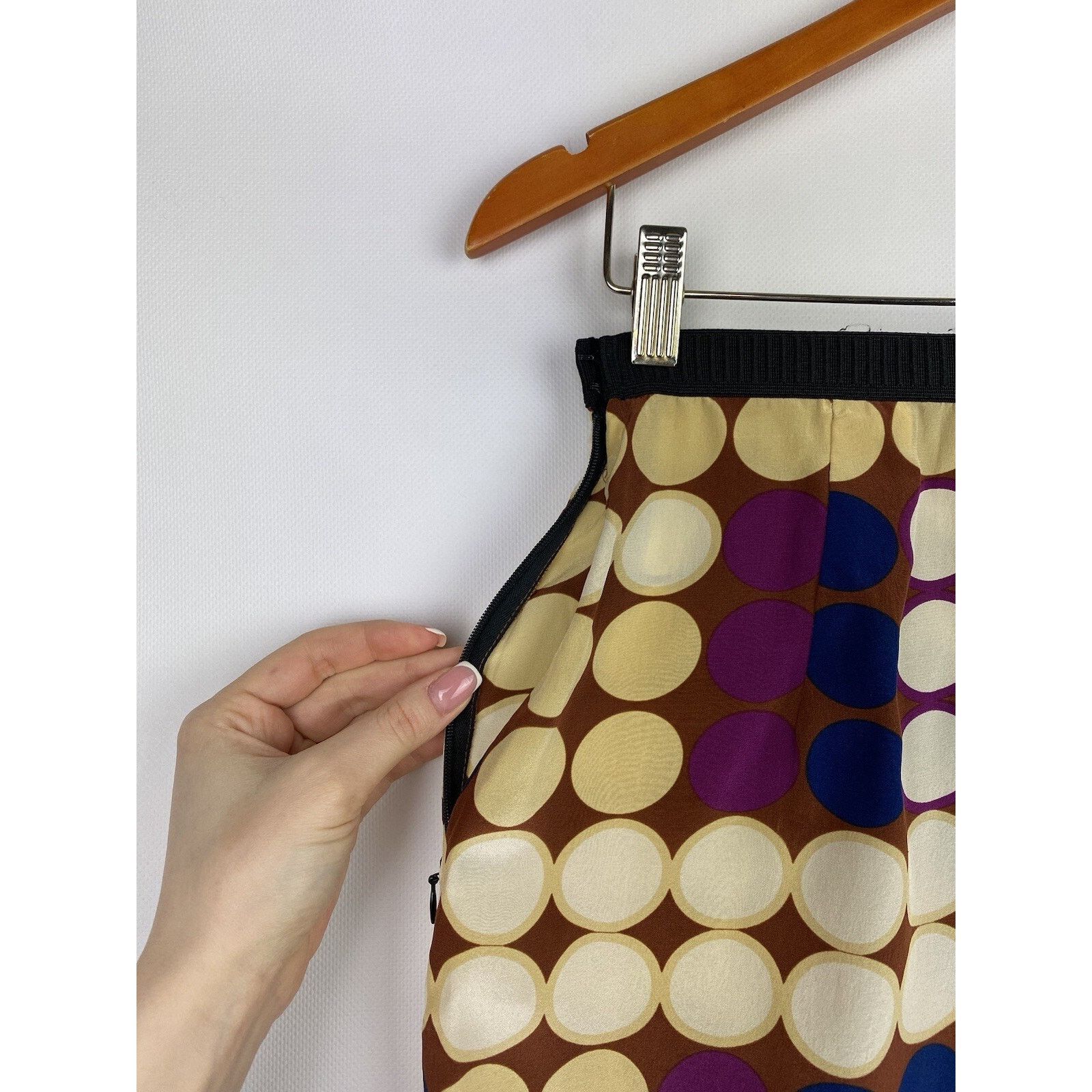 Marni Marni X H&M ladies silk geometric pattern skirt Size 28" / US 6 / IT 42 - 13 Thumbnail