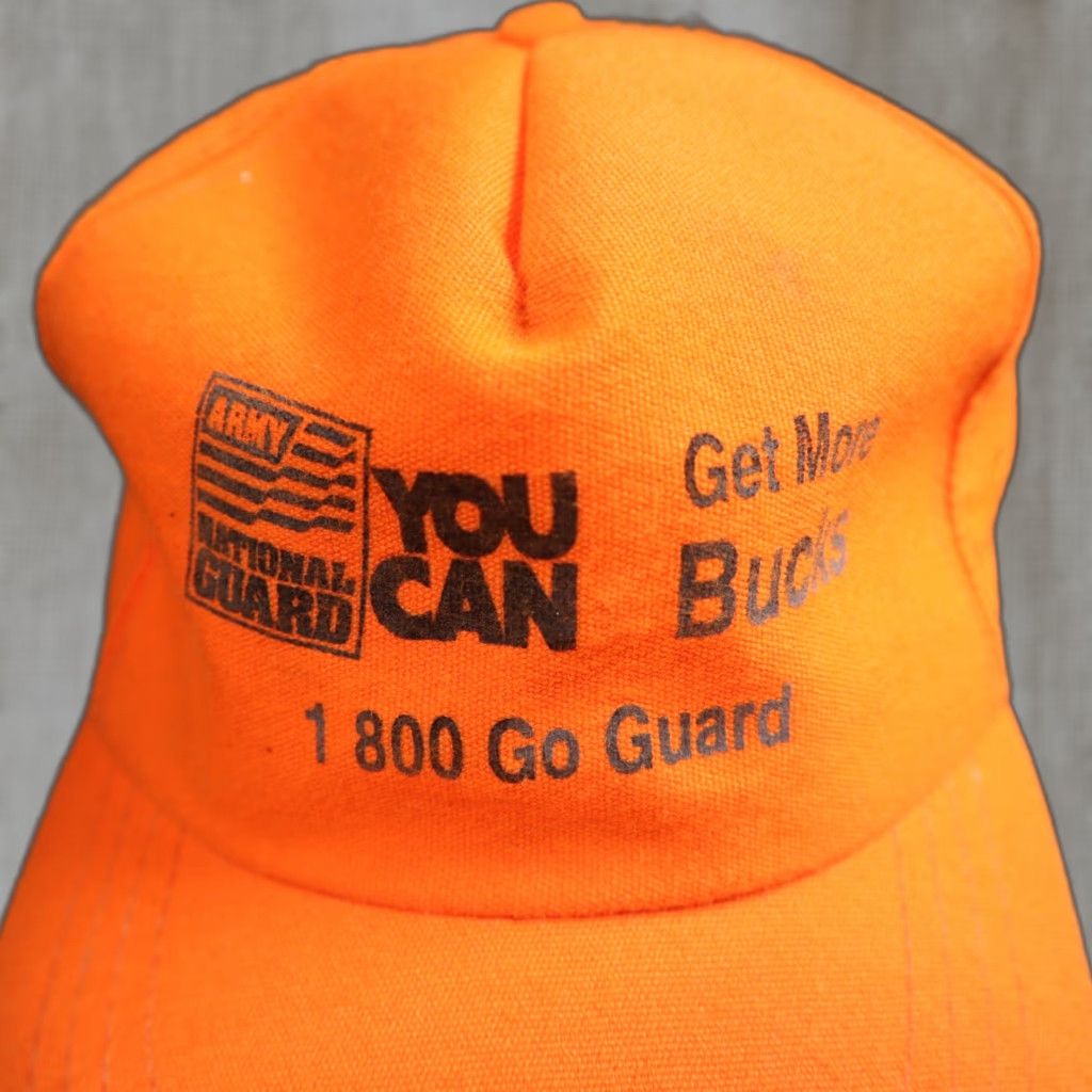 Bass Pro Shops Army Hat Baseball Cap Orange Adjustable Adult Mens Size ONE SIZE - 1 Thumbnail
