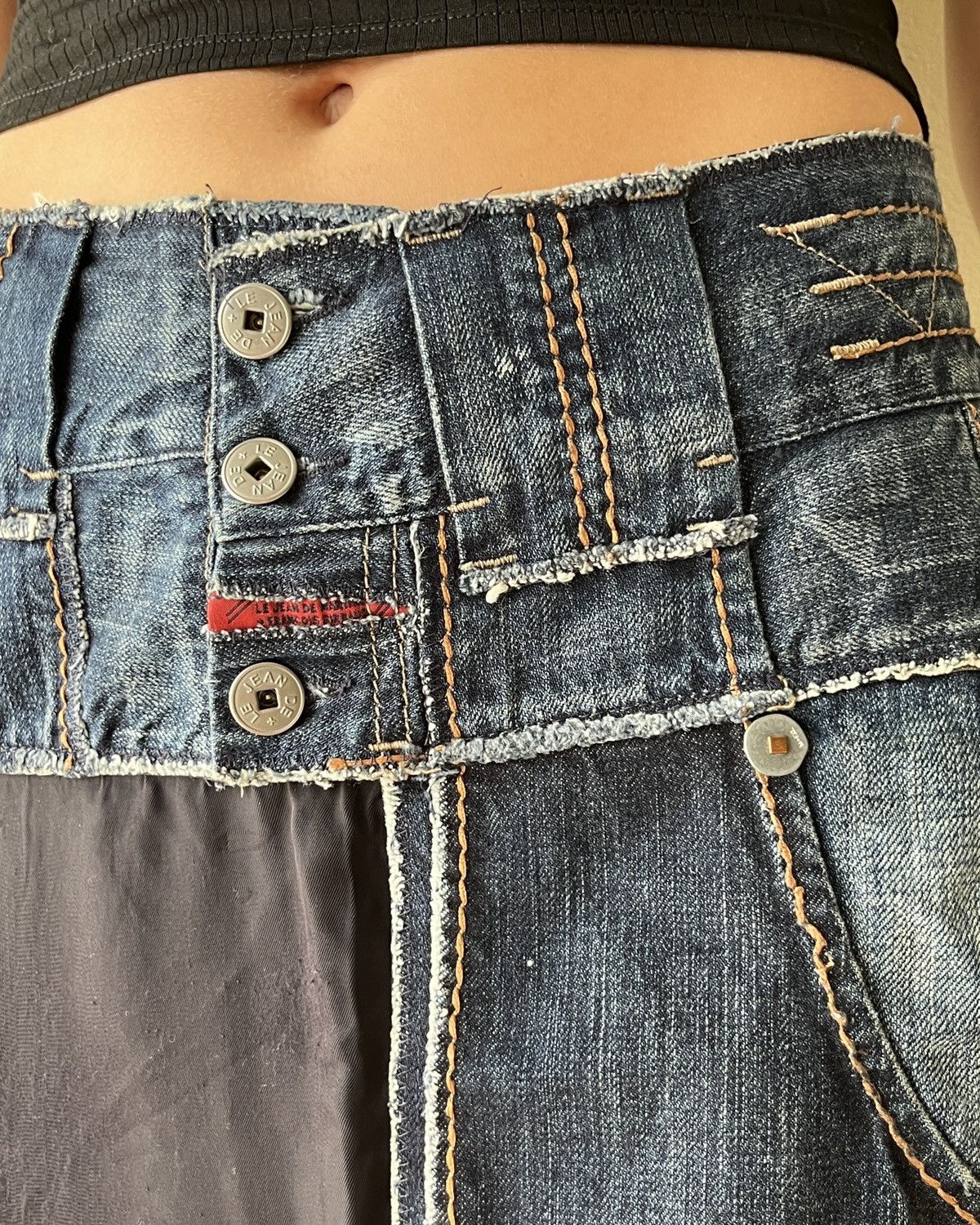 Marithe + Francois Girbaud Marithé & François Girbaud denim skirt Size 27" / US 4 / IT 40 - 8 Thumbnail