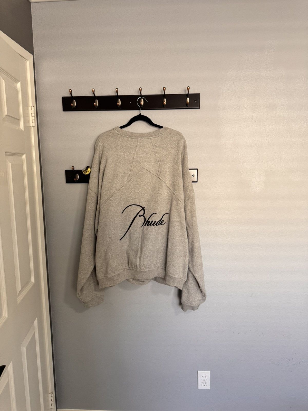 Rhude Rhude crewneck heather grey Size US XXL / EU 58 / 5 - 2 Thumbnail