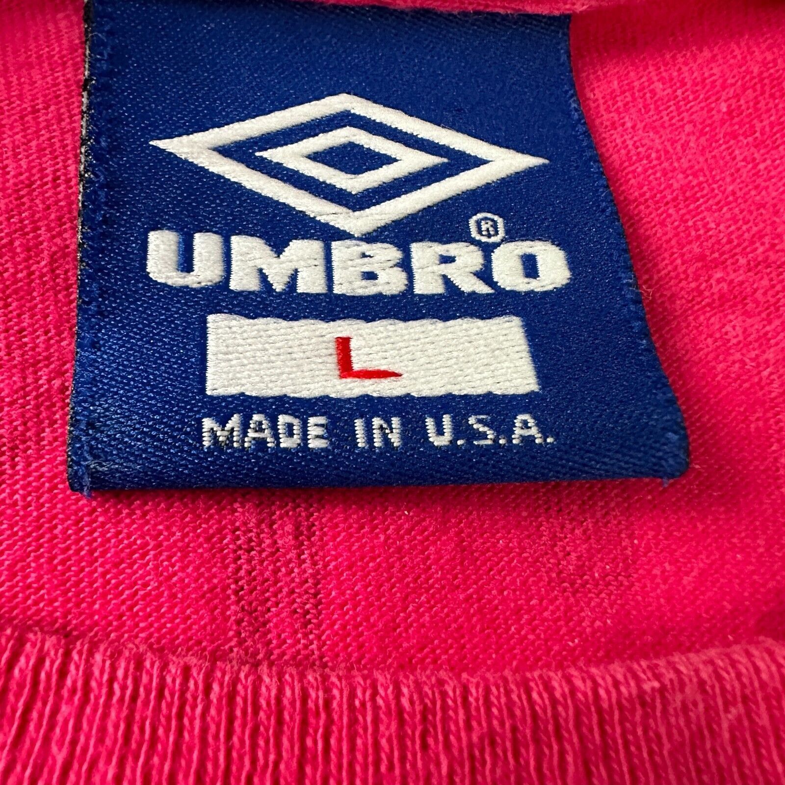 Umbro Vintage Umbro T-Shirt Men’s Large Pink Graffiti Graphic 90s Size US L / EU 52-54 / 3 - 5 Thumbnail